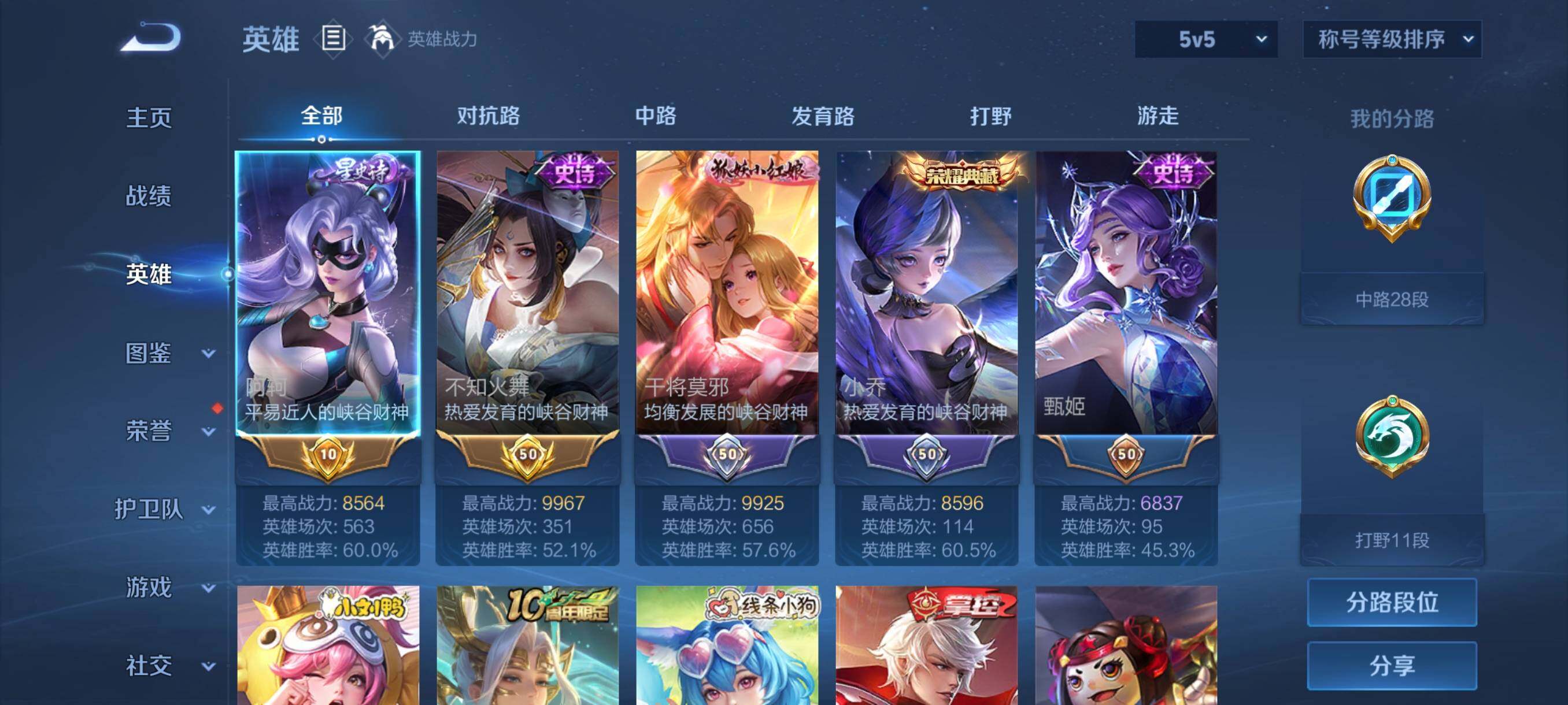 WZCMY4111188王者荣耀账号详情图3