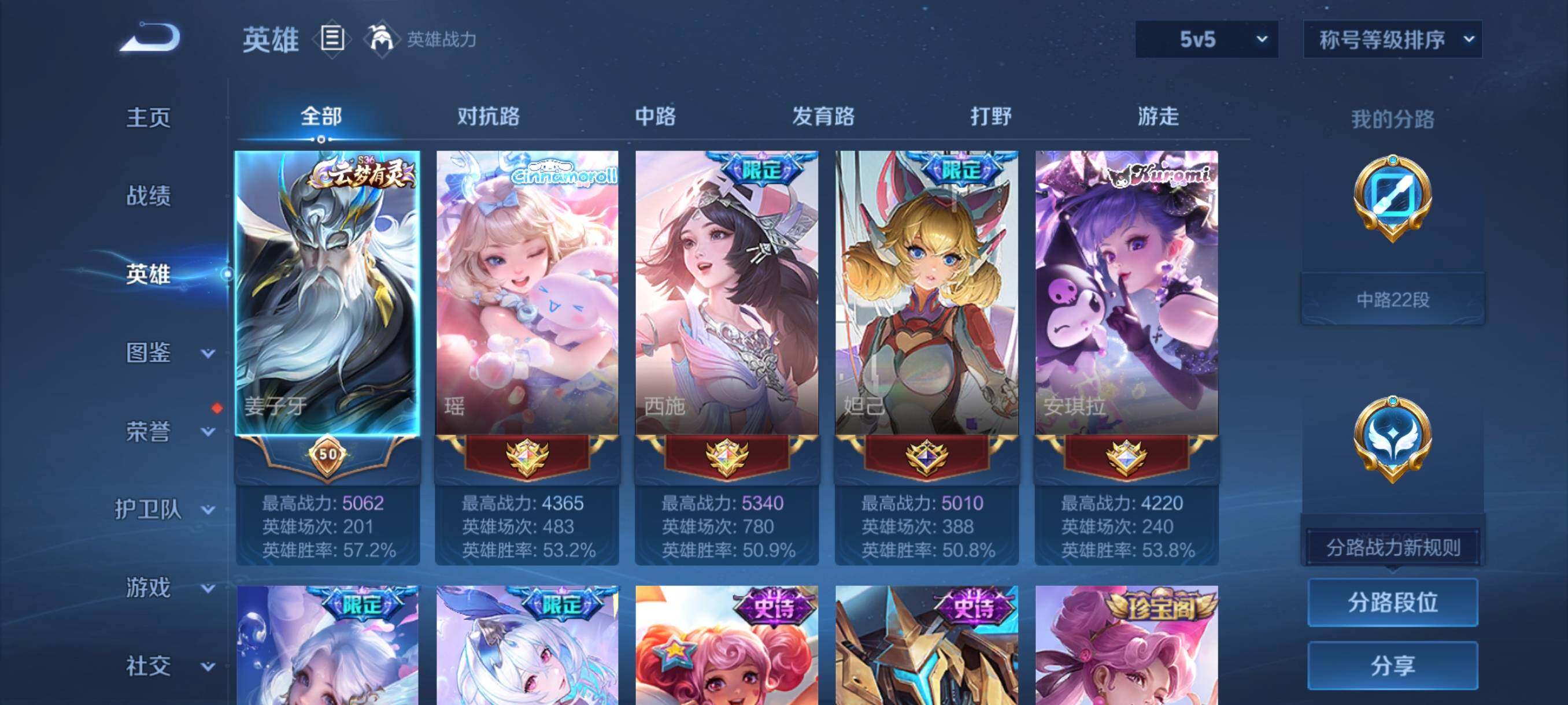 WZCMY4111169王者荣耀账号详情图3