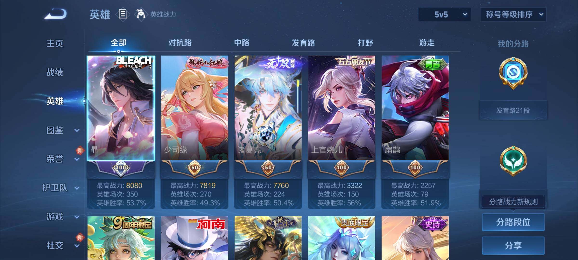 WZCMW4114715王者荣耀账号详情图3