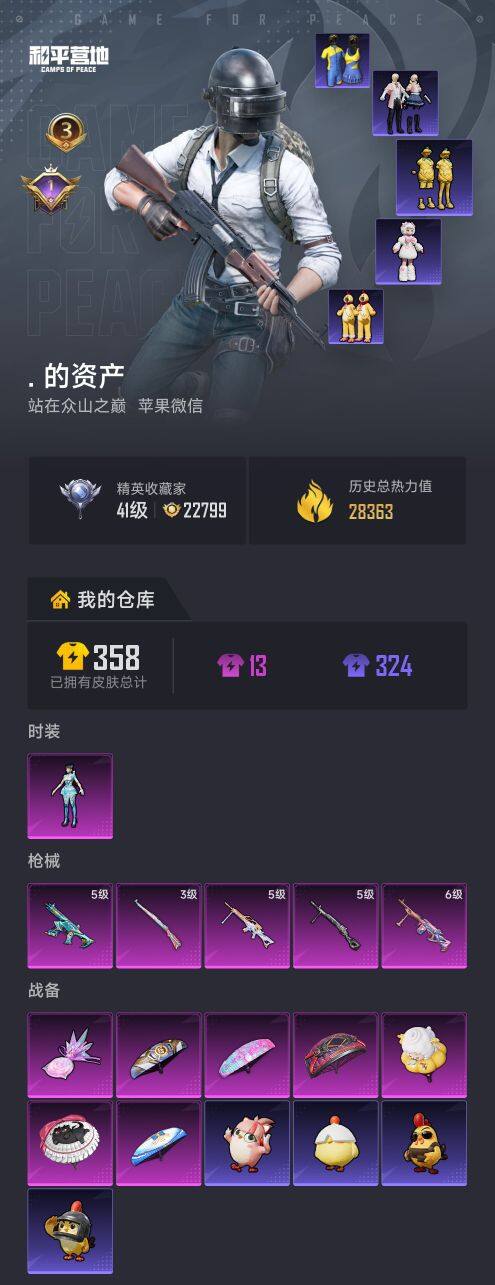 HPCMW4117737和平精英账号详情图4