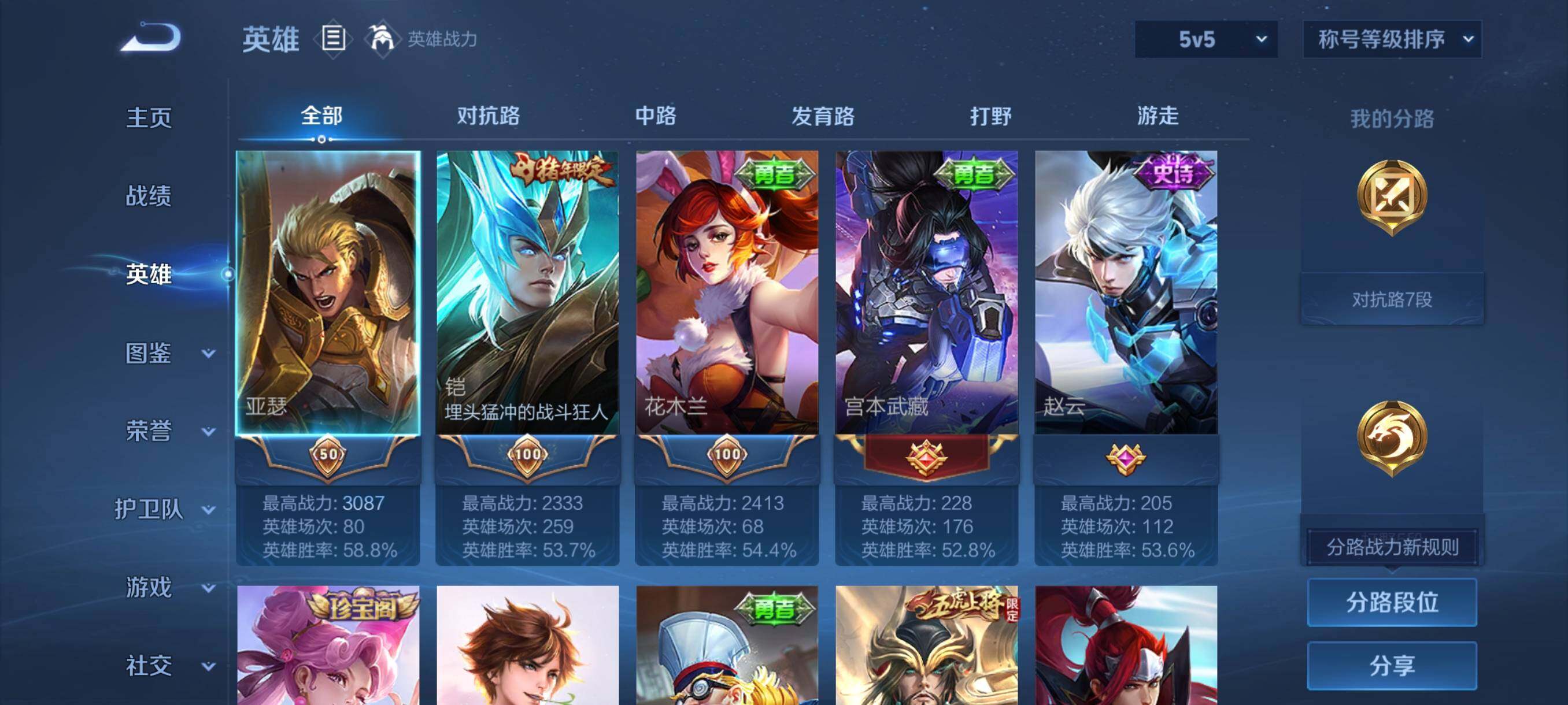 WZCMY4112351王者荣耀账号详情图3