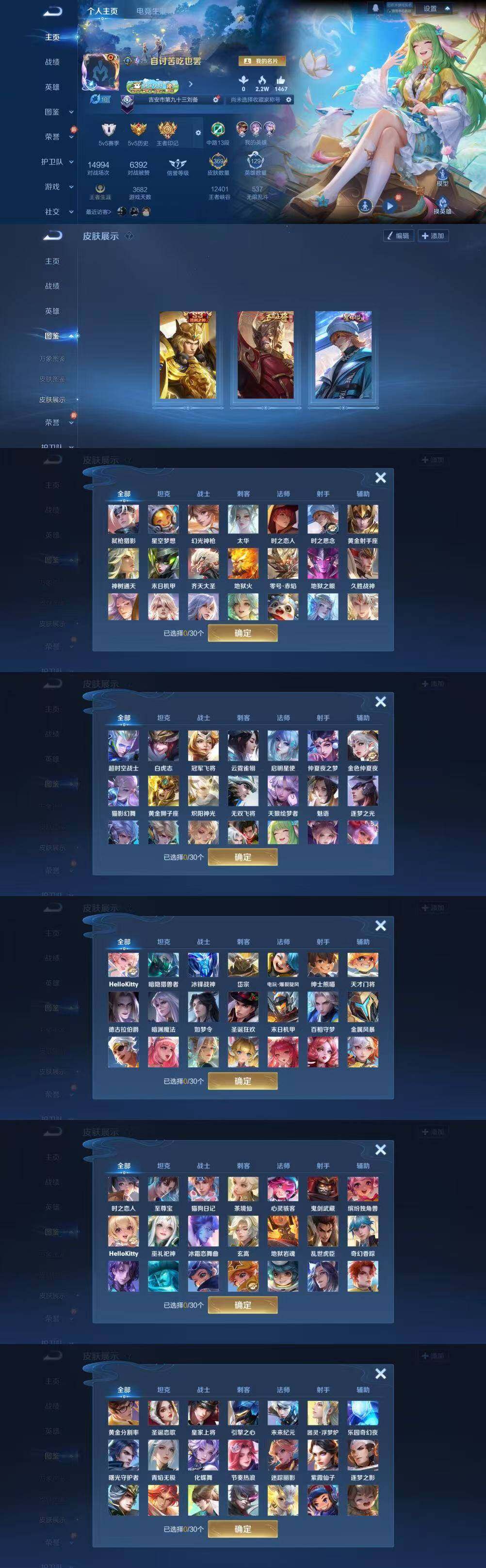 WZLX4306176王者荣耀账号详情图8