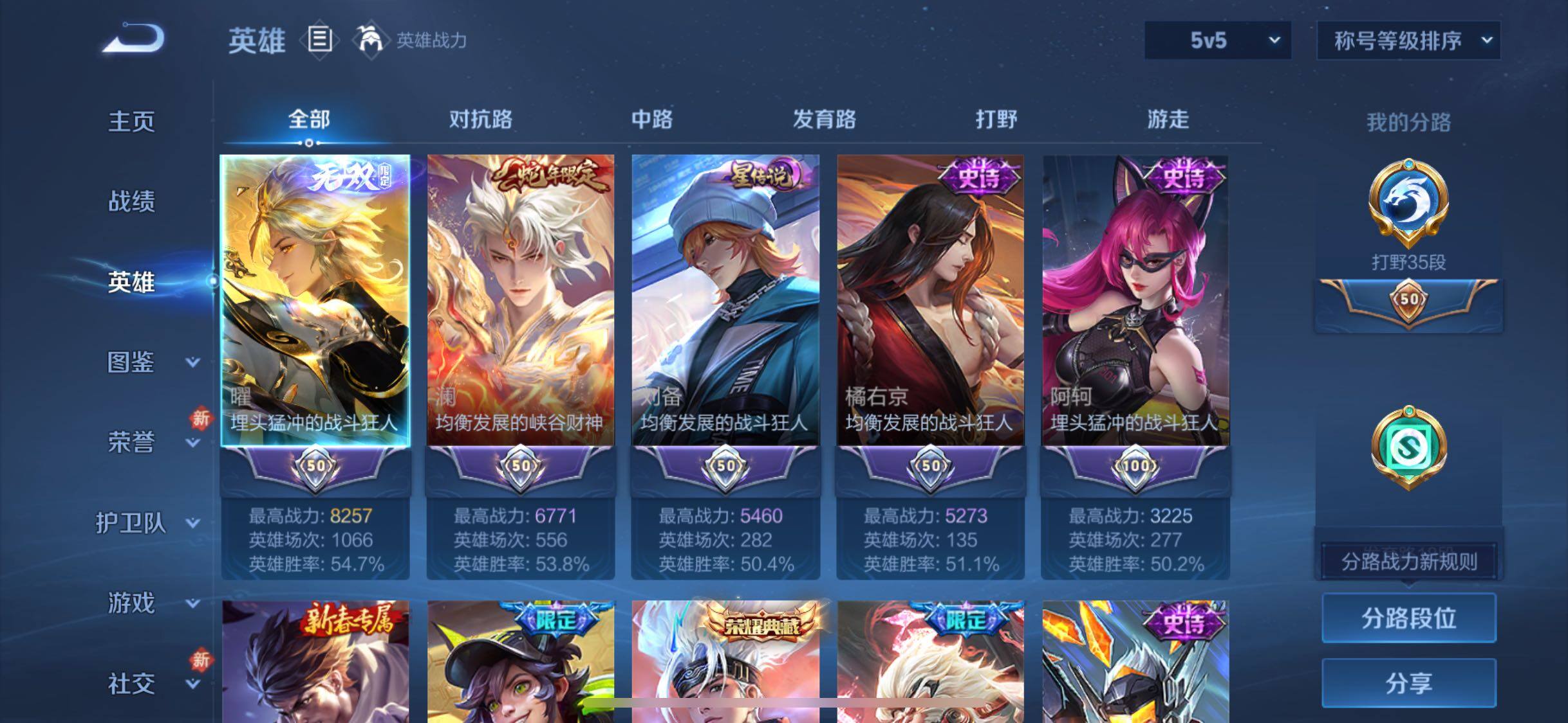 WZCMW4111860王者荣耀账号详情图3