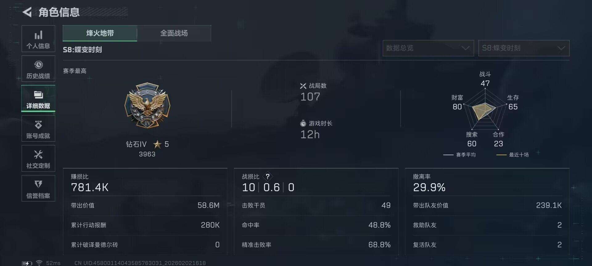 SJZQM430726三角洲行动账号详情图9