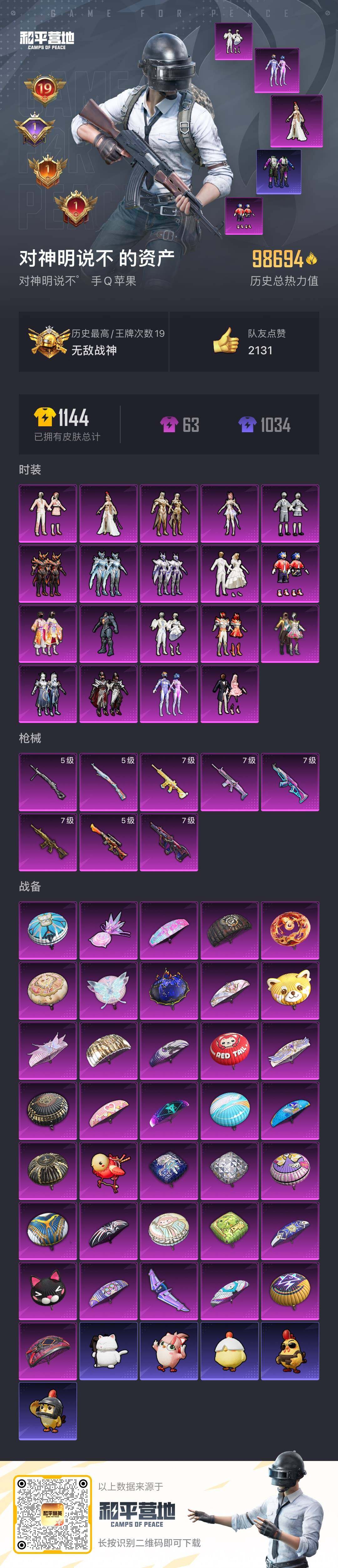 HPCMW462088和平精英账号详情图2