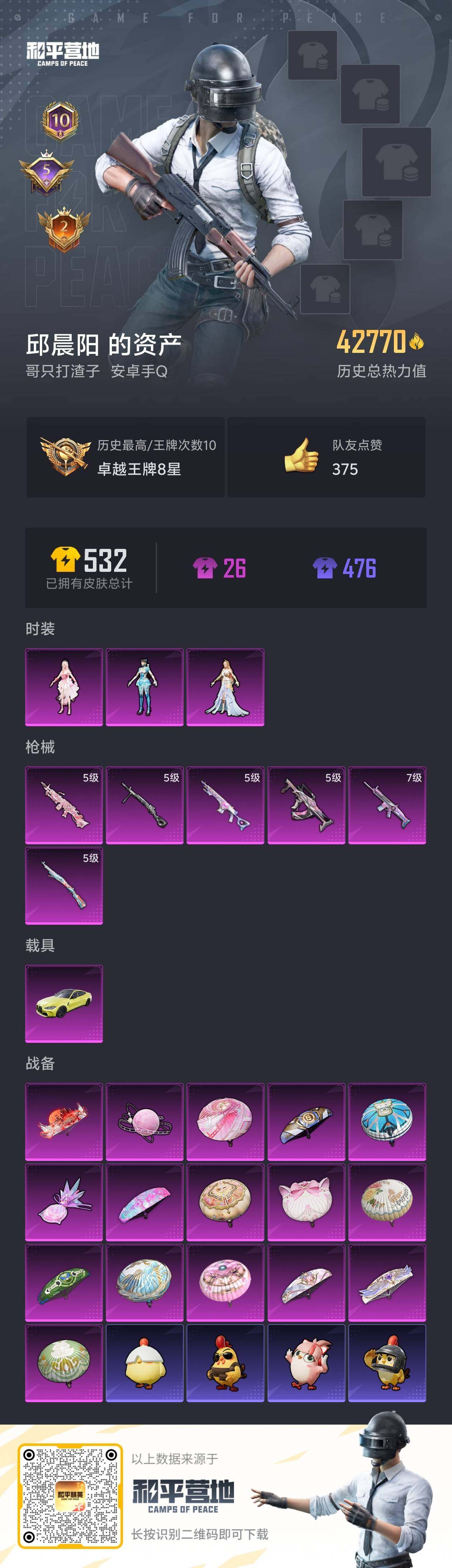 HPQM457616和平精英账号详情图4