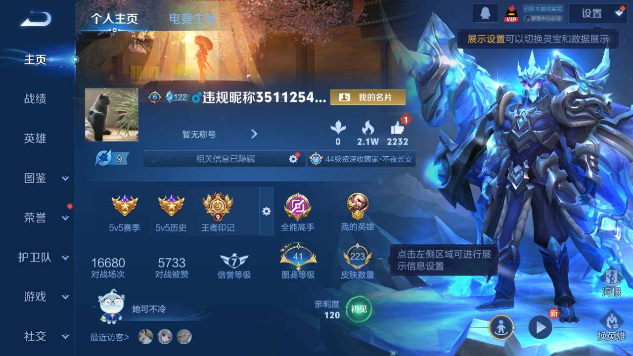 WZ034111601王者荣耀账号详情图7 WZ034111601王者荣耀账号详情图7