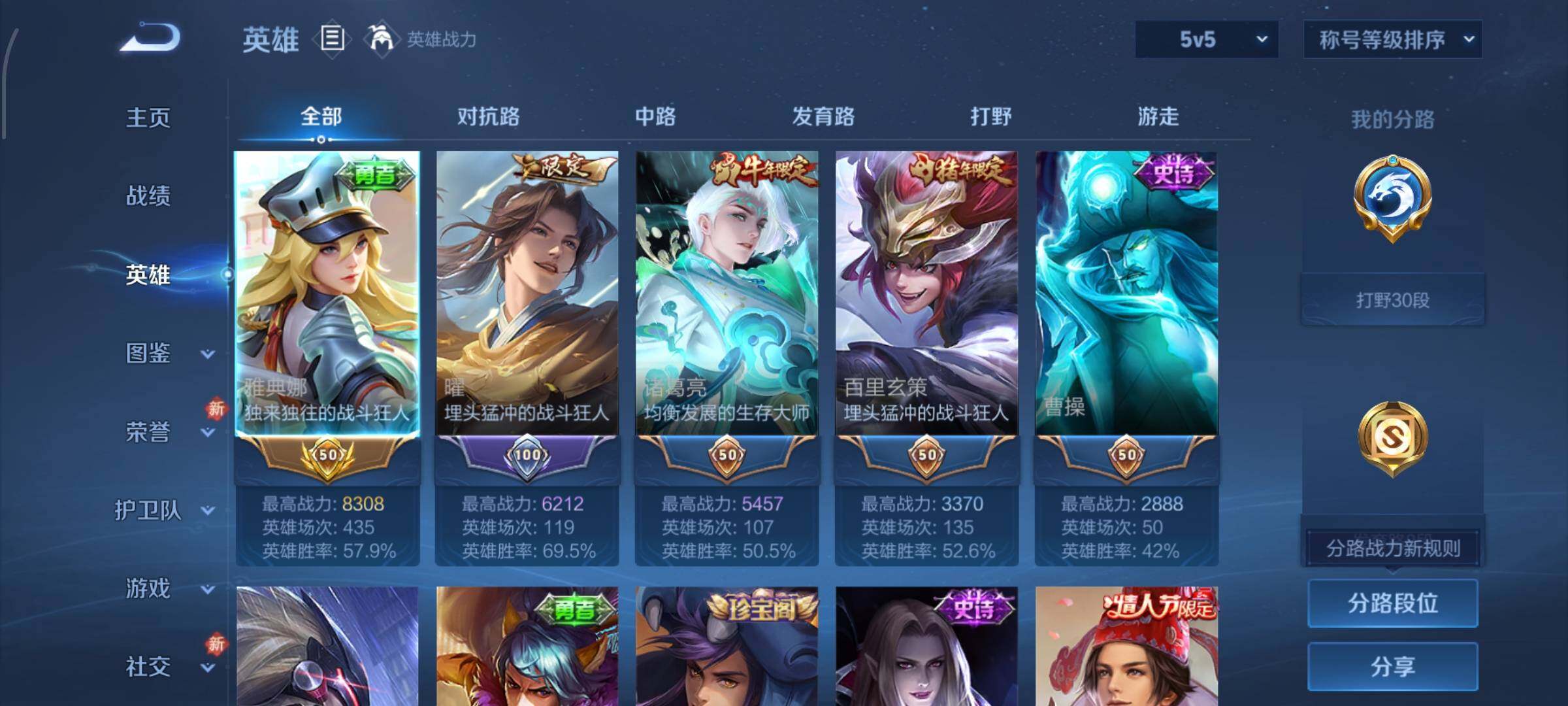 WZCMW4132596王者荣耀账号详情图3