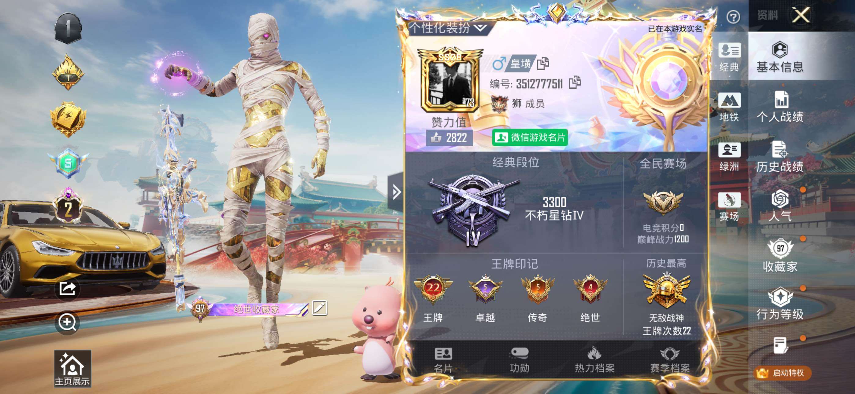 HPLX466255和平精英账号详情图9