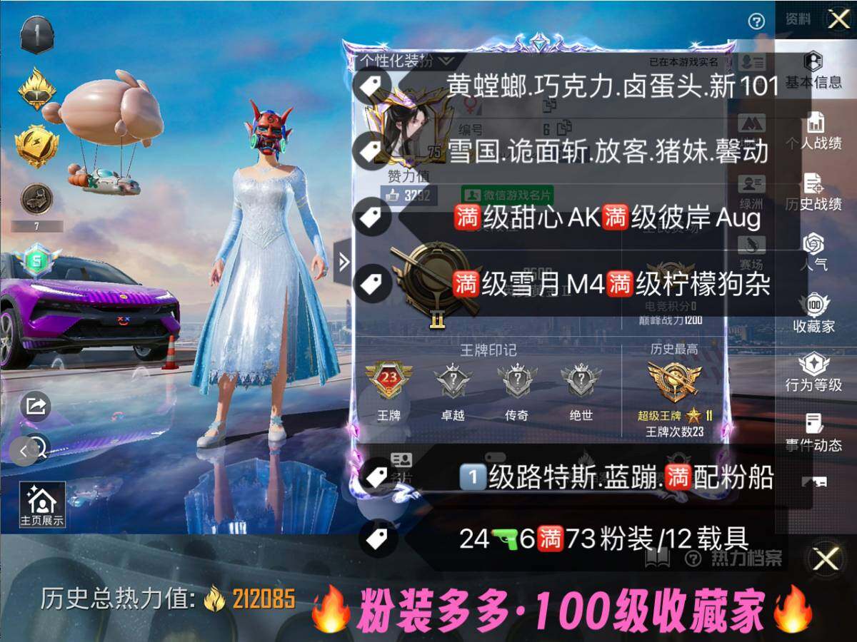 HPCMW467771和平精英账号详情图2