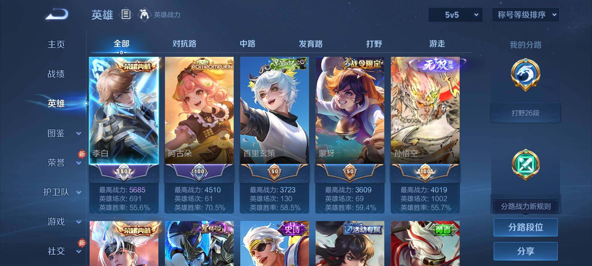 WZCMW4113885王者荣耀账号详情图3