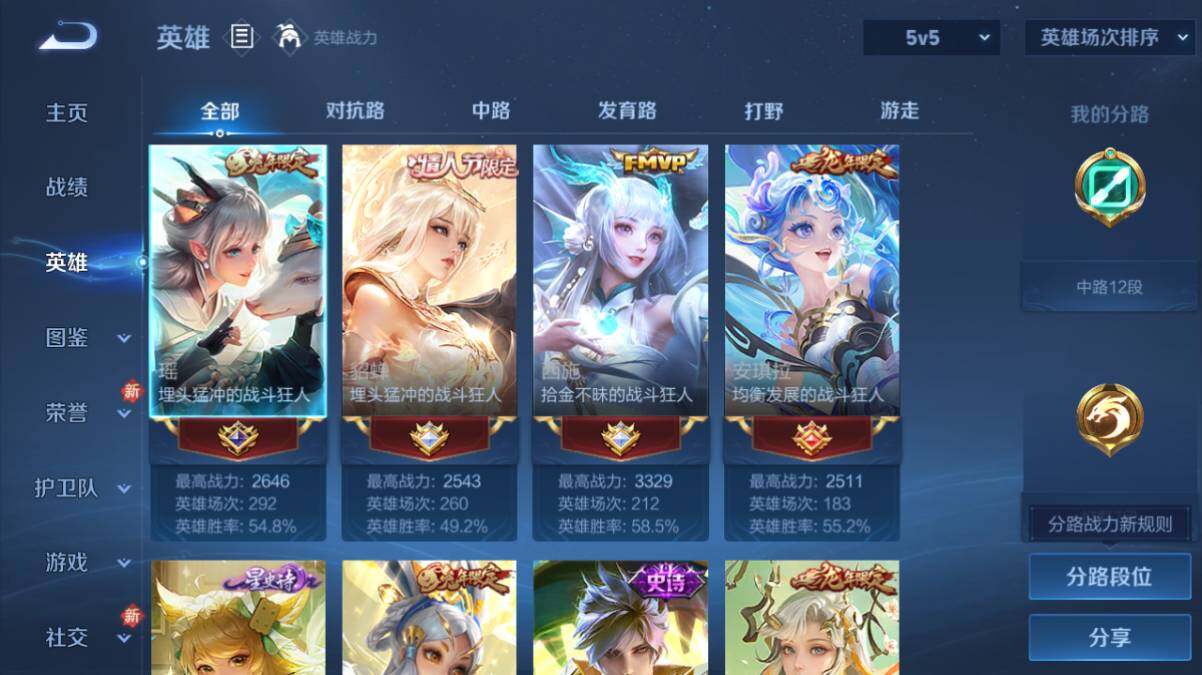 WZ034113055王者荣耀账号详情图6 WZ034113055王者荣耀账号详情图6