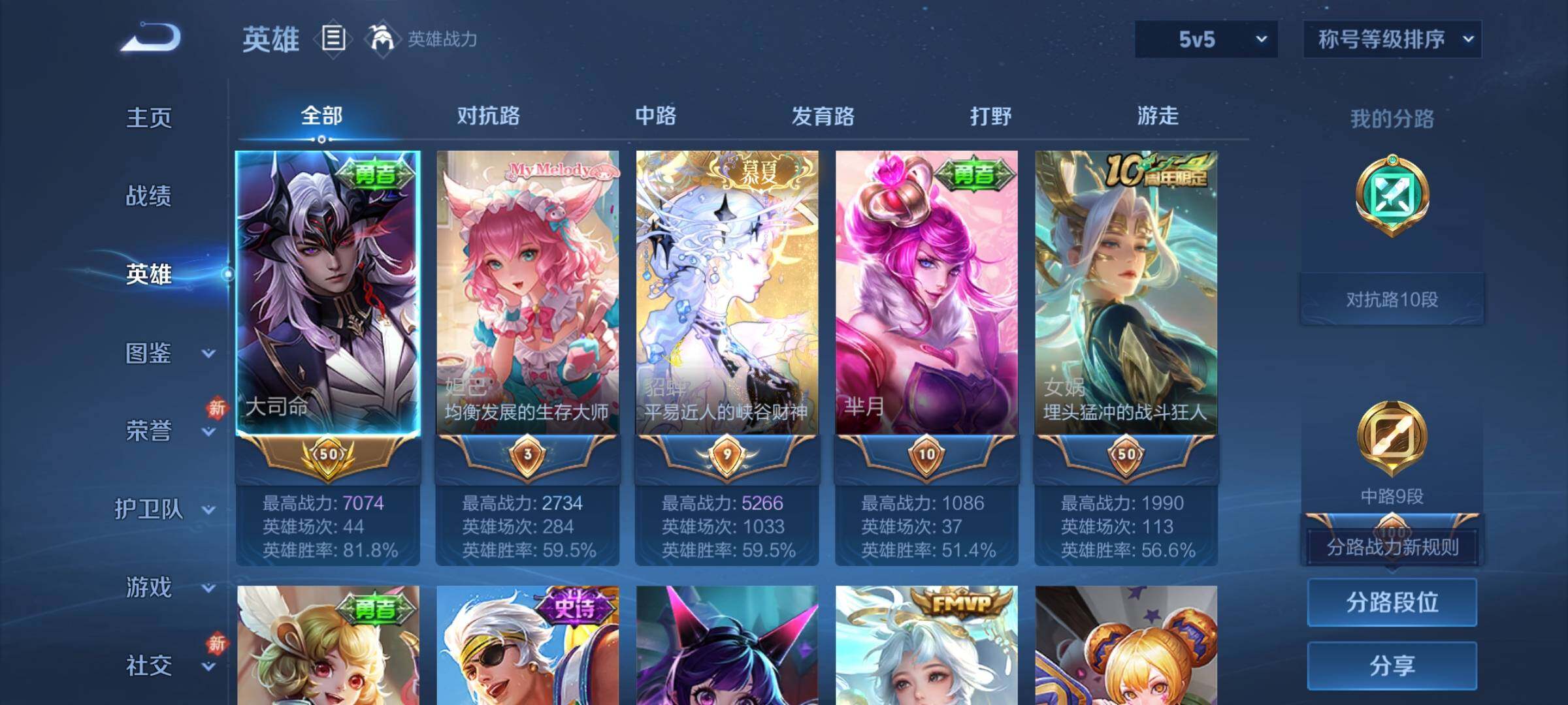 WZCMW4114754王者荣耀账号详情图3