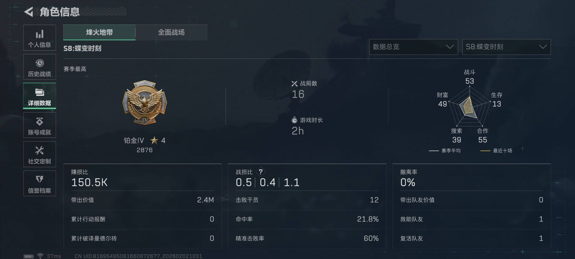 SJZEY431662三角洲行动账号详情图7