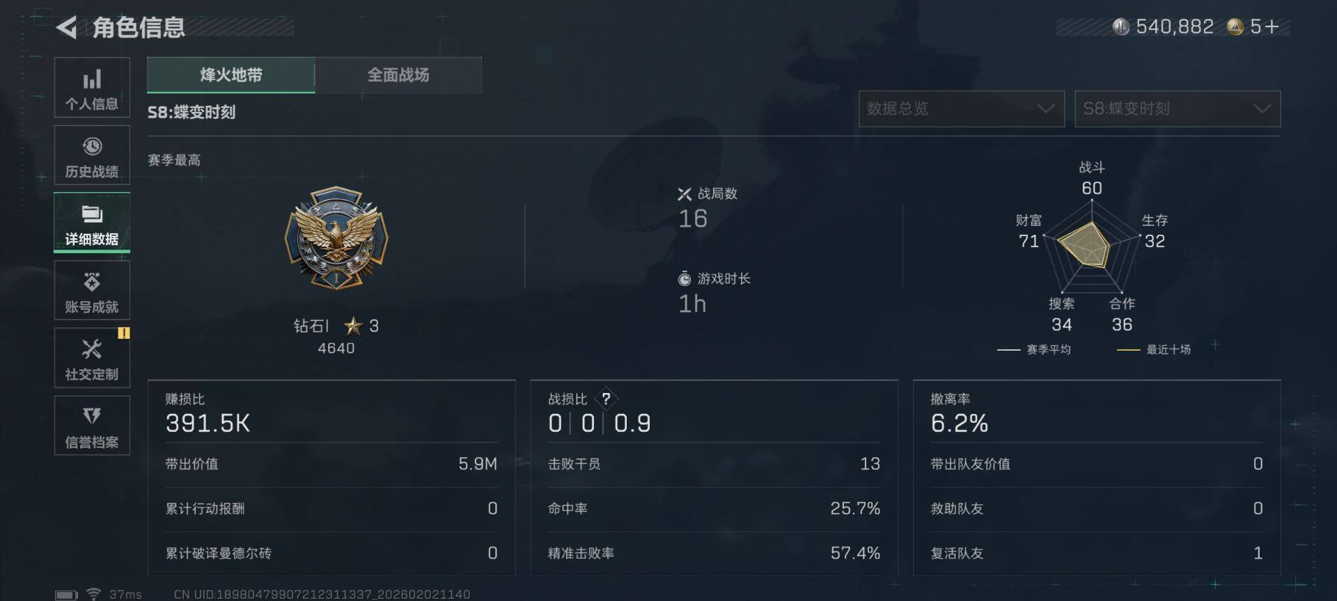 SJZQM431677三角洲行动账号详情图7