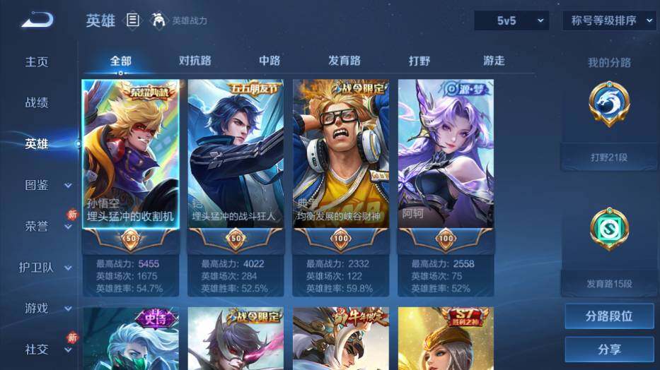 WZLX4126634王者荣耀账号详情图8