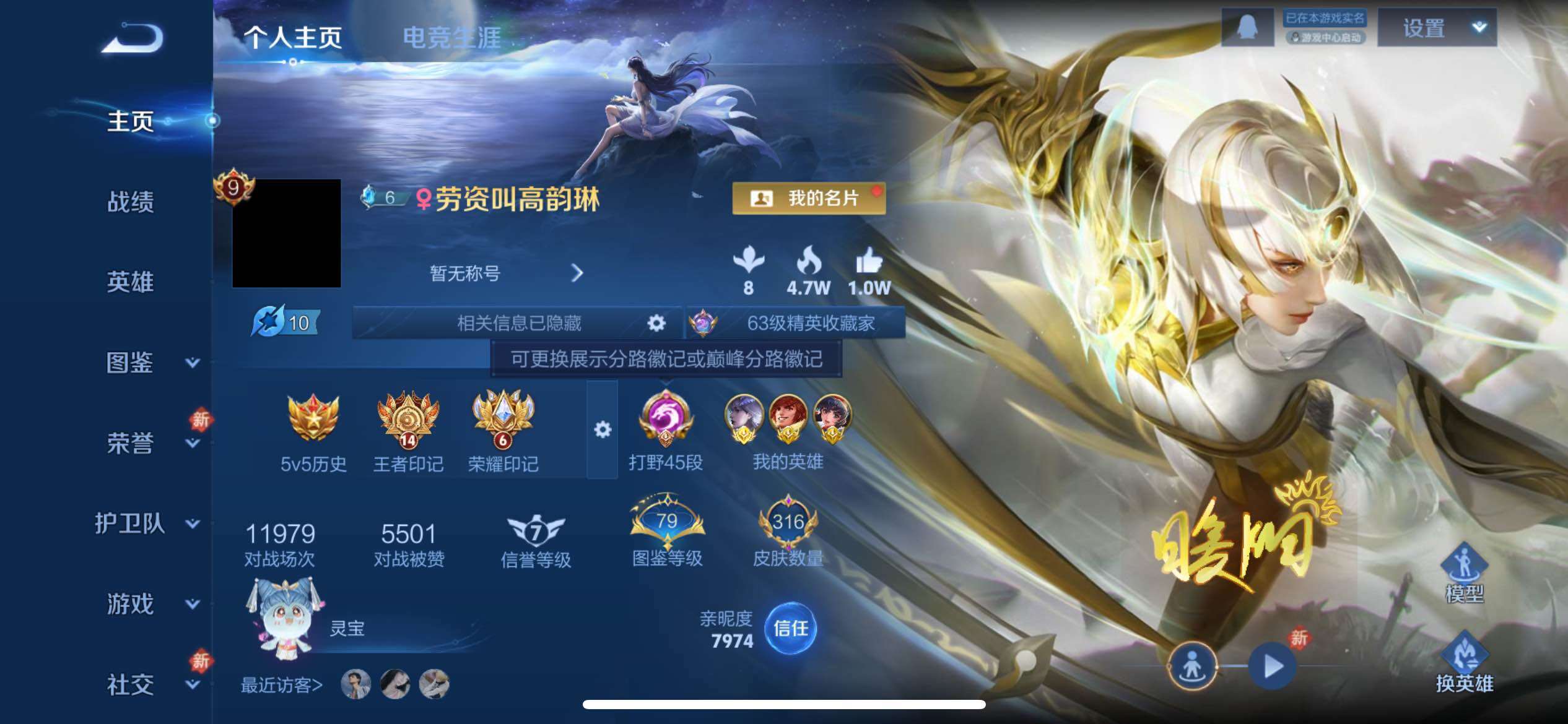 WZCMY4113253王者荣耀账号详情图2