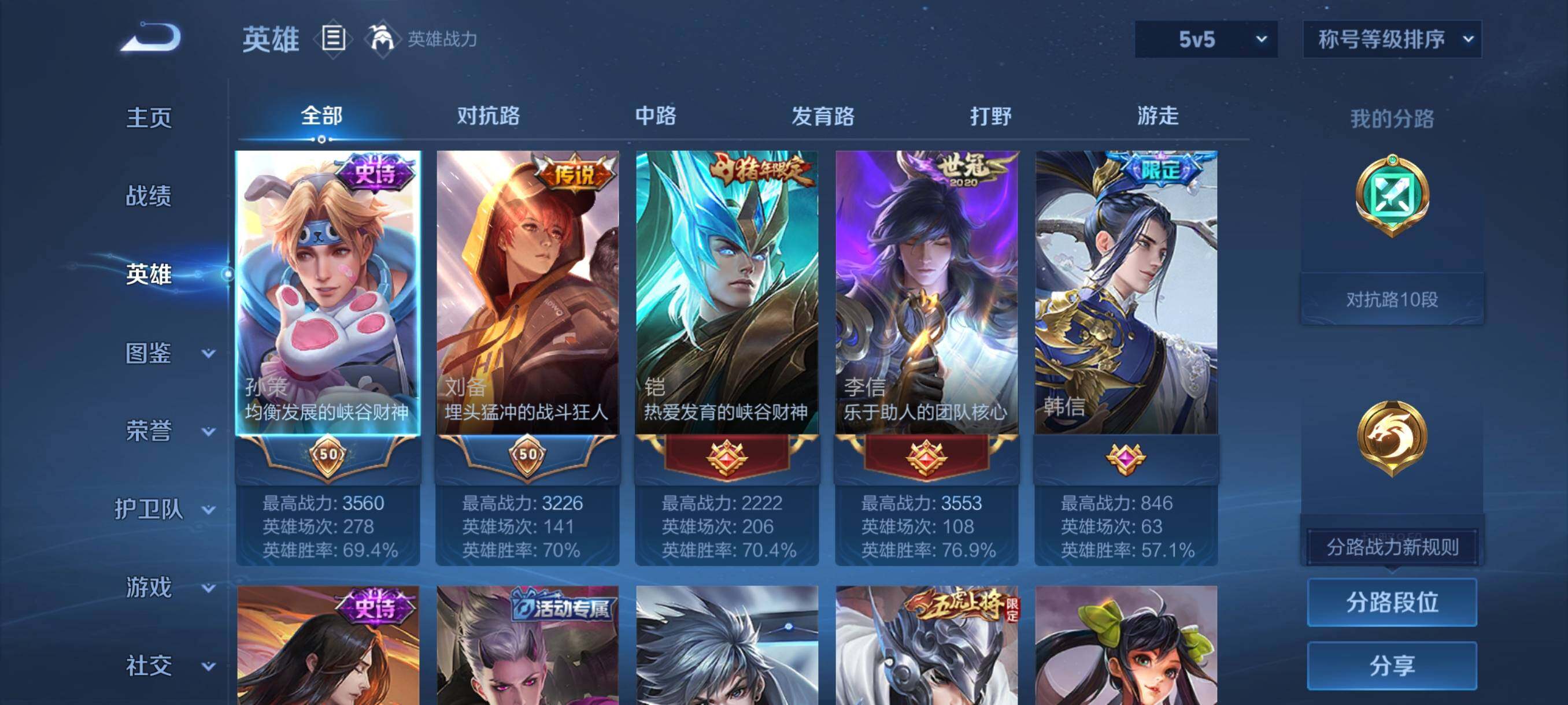 WZCMY4112379王者荣耀账号详情图3