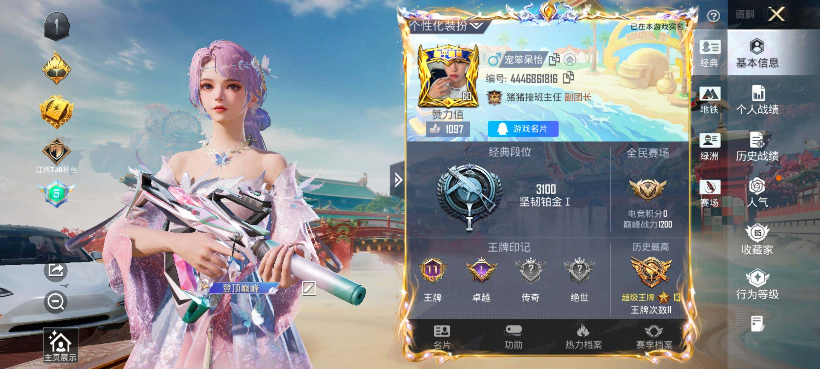 HPCMW467414和平精英账号详情图9