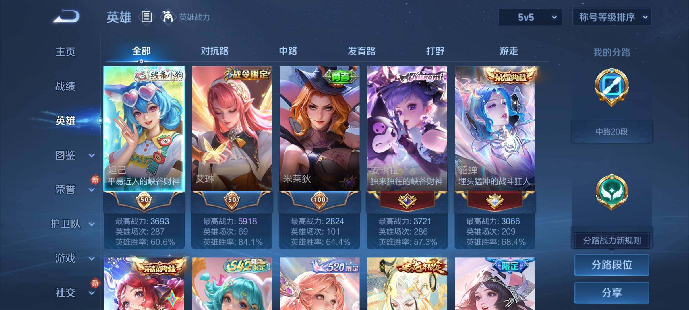 WZCMW4115202王者荣耀账号详情图3