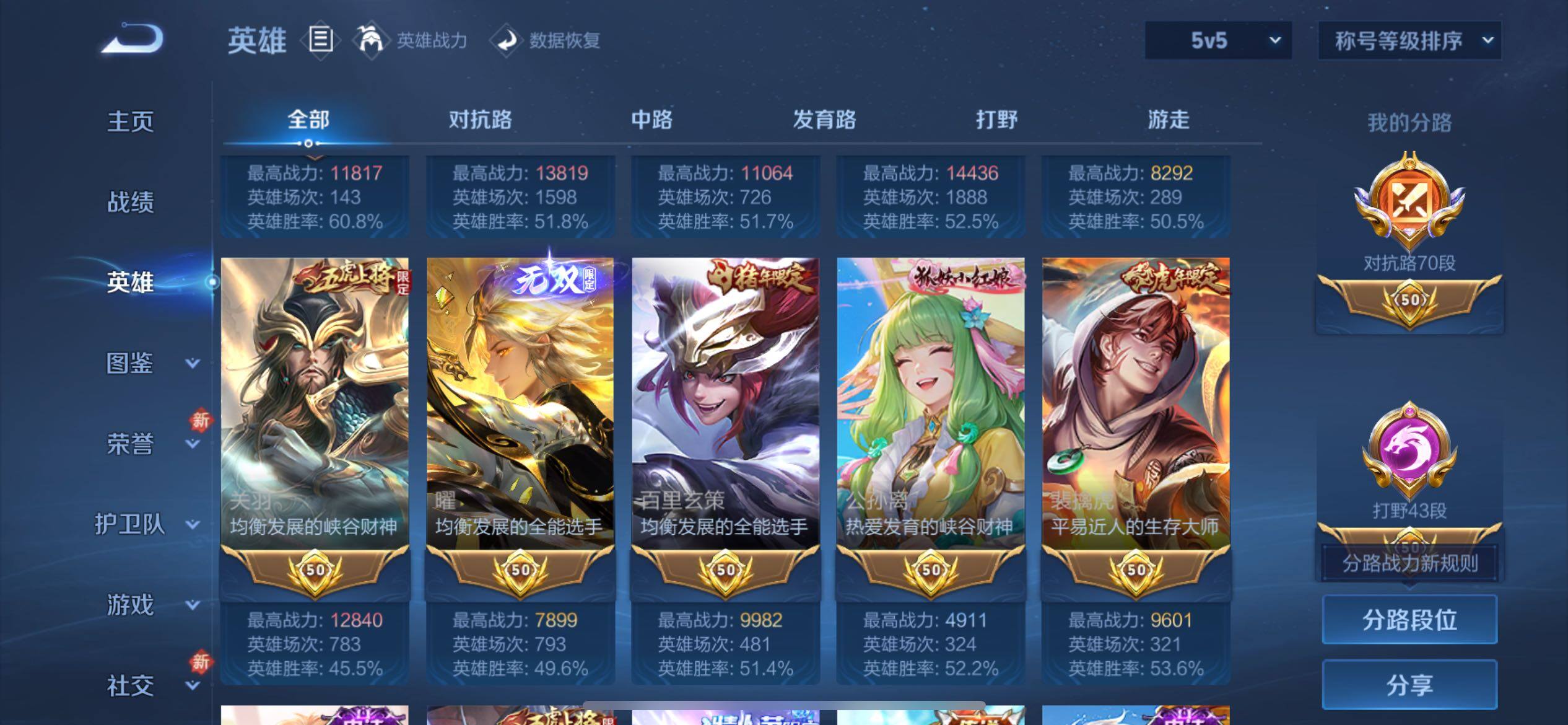 WZCMY4119664王者荣耀账号详情图5