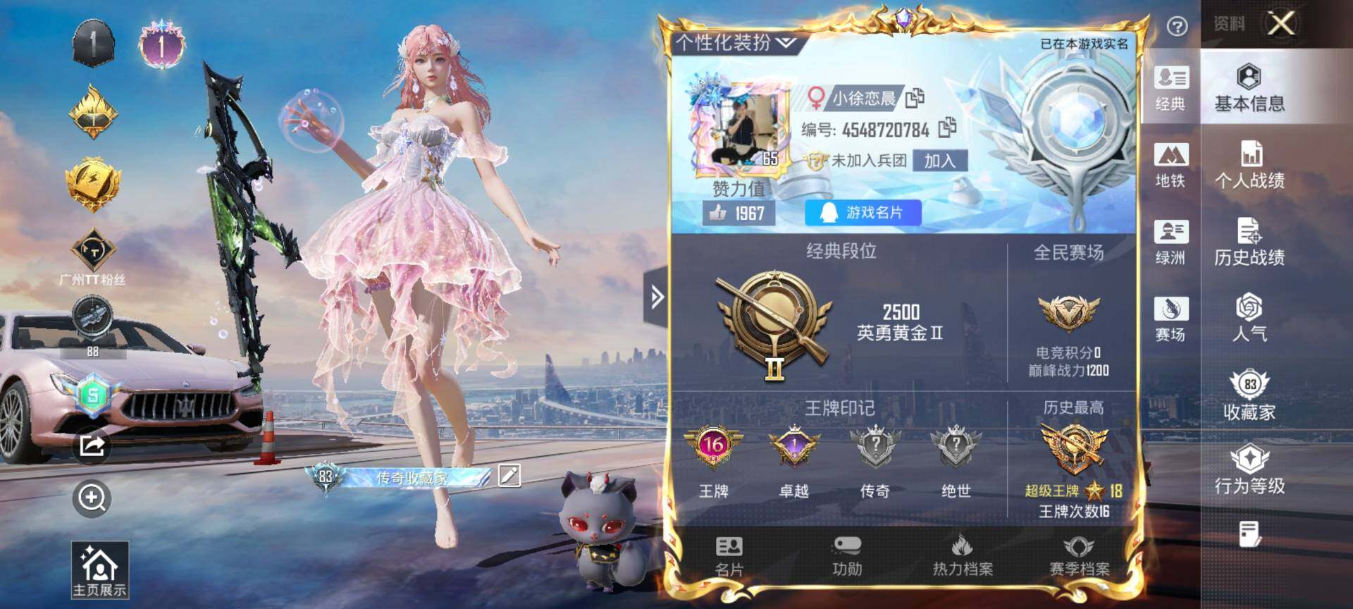 HPCMW460814和平精英账号详情图2