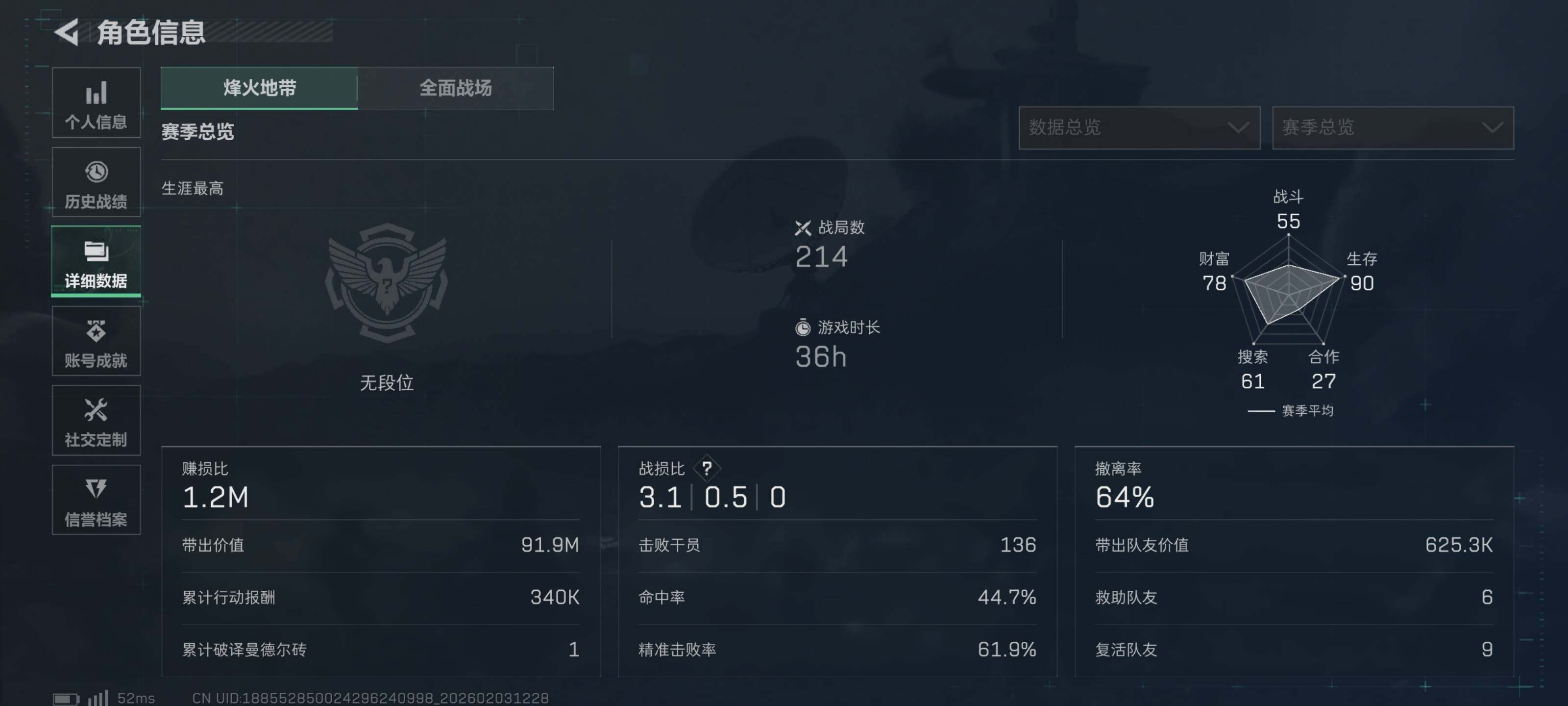 SJZCMW432239三角洲行动账号详情图4