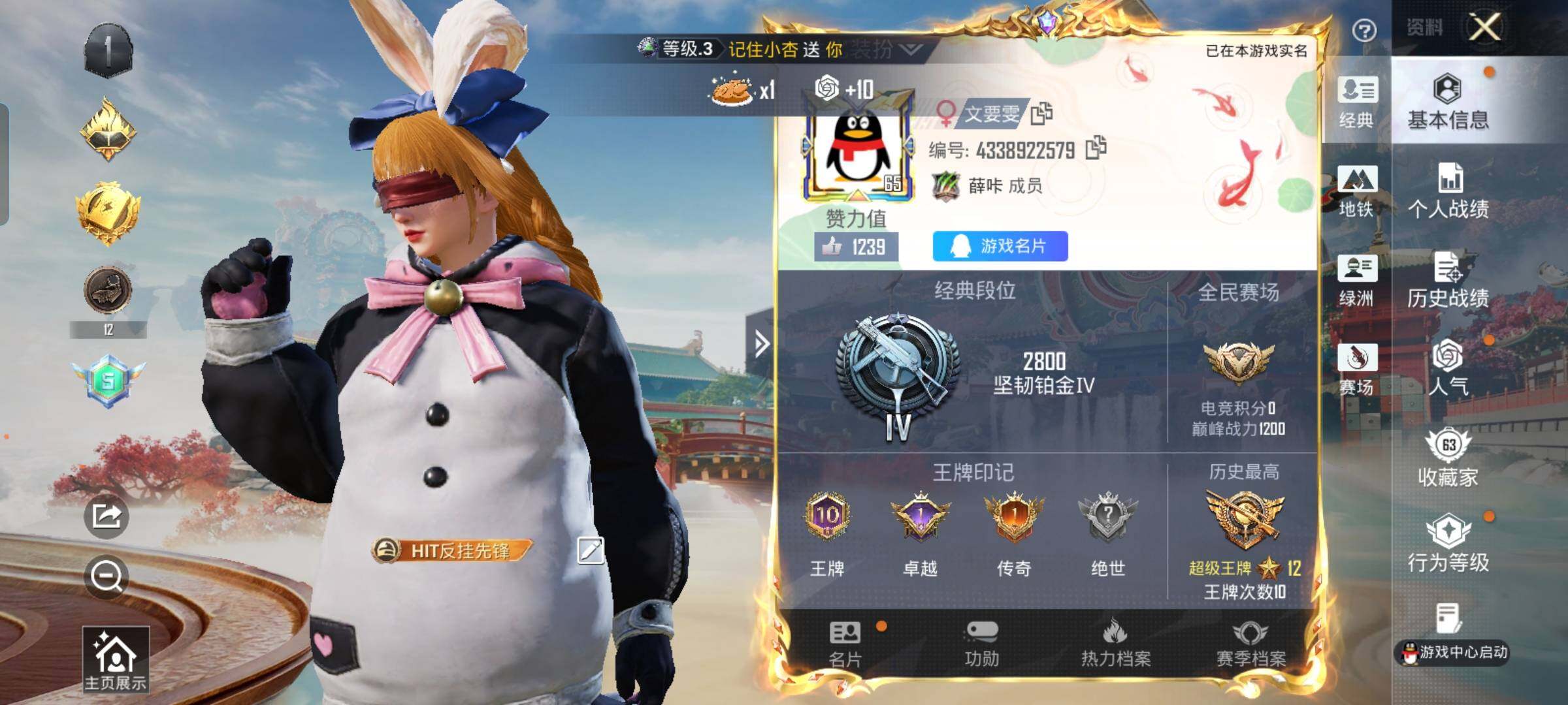 HPCMW461310和平精英账号详情图2