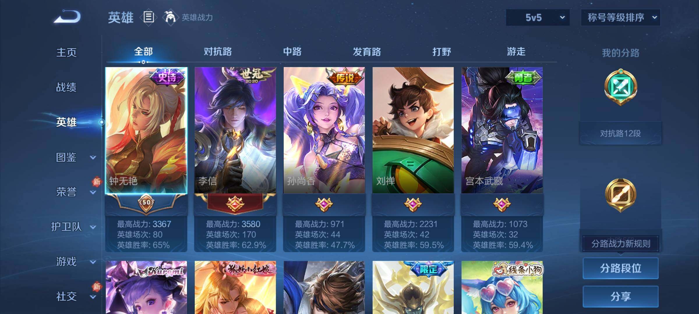 WZCMW4115738王者荣耀账号详情图3