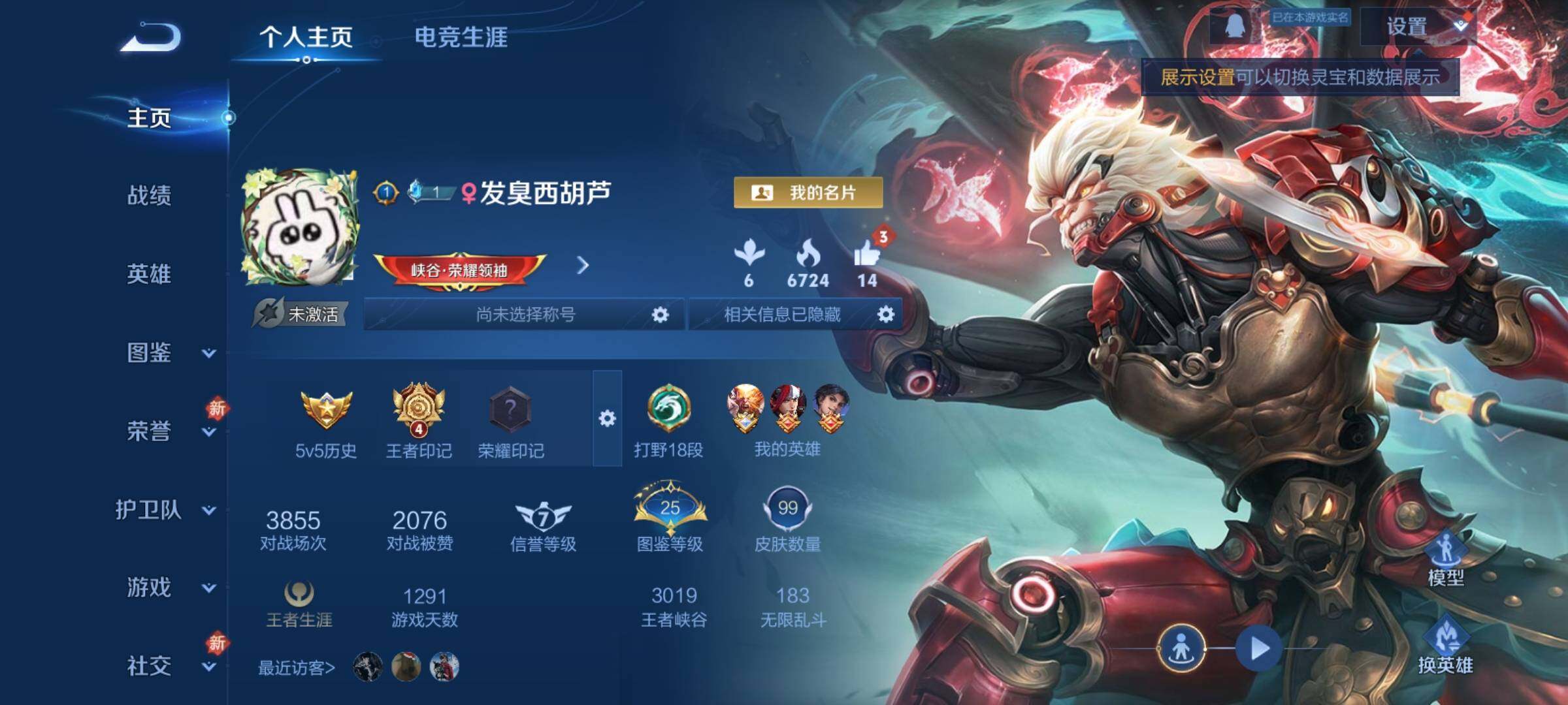 WZCMY4114185王者荣耀账号详情图2