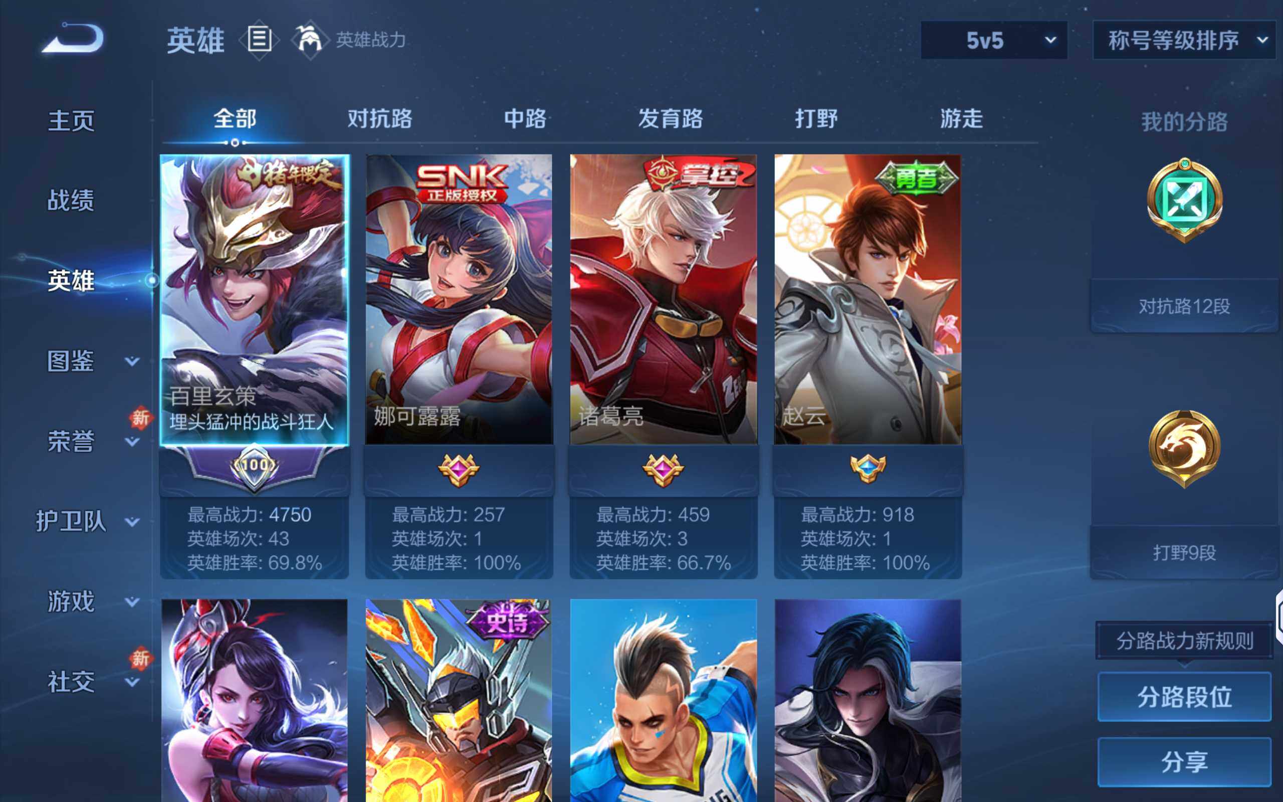 WZCMW4114287王者荣耀账号详情图6