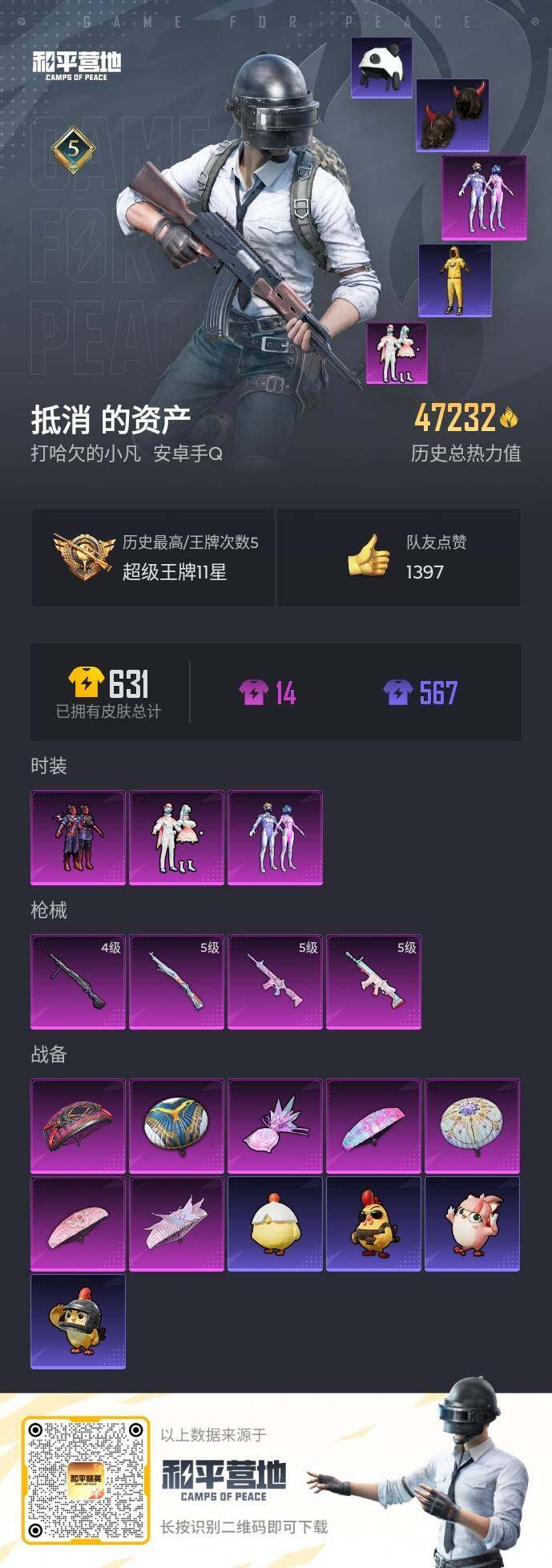 HPCMW461117和平精英账号详情图5