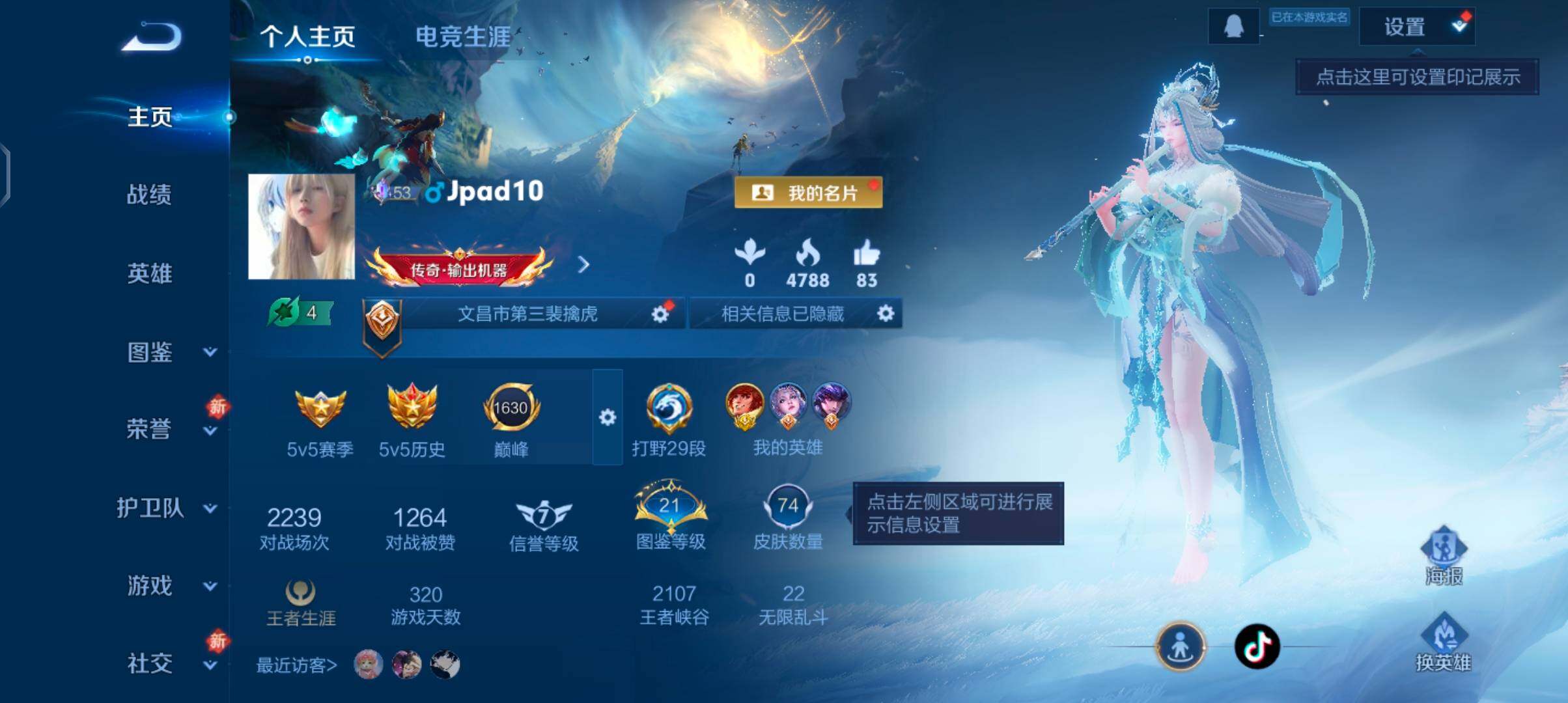 WZCMW4115221王者荣耀账号详情图2