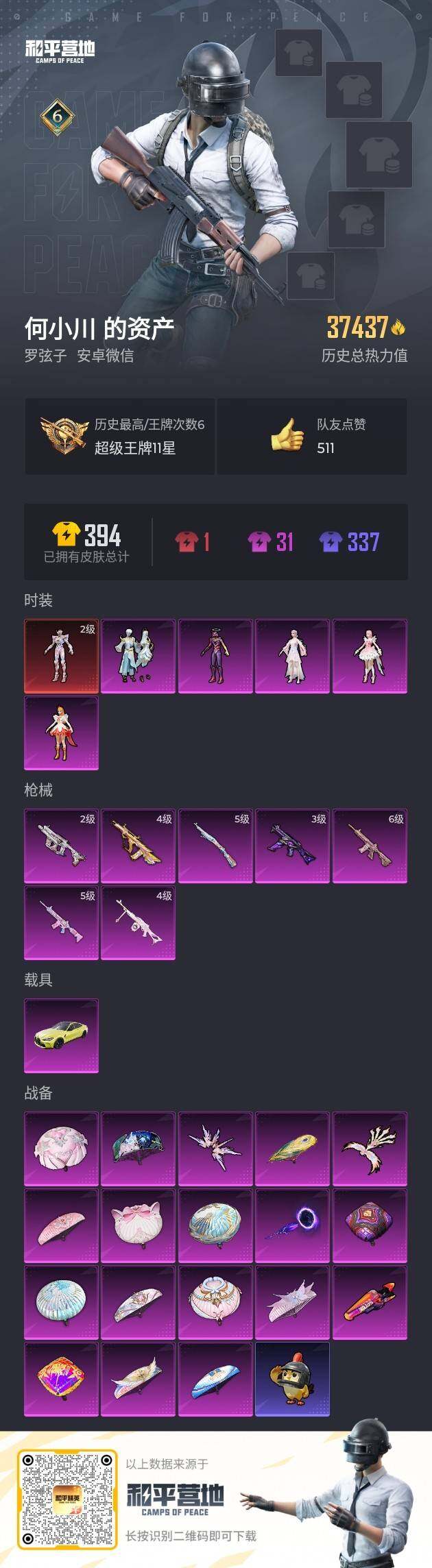 HPCMW461292和平精英账号详情图7