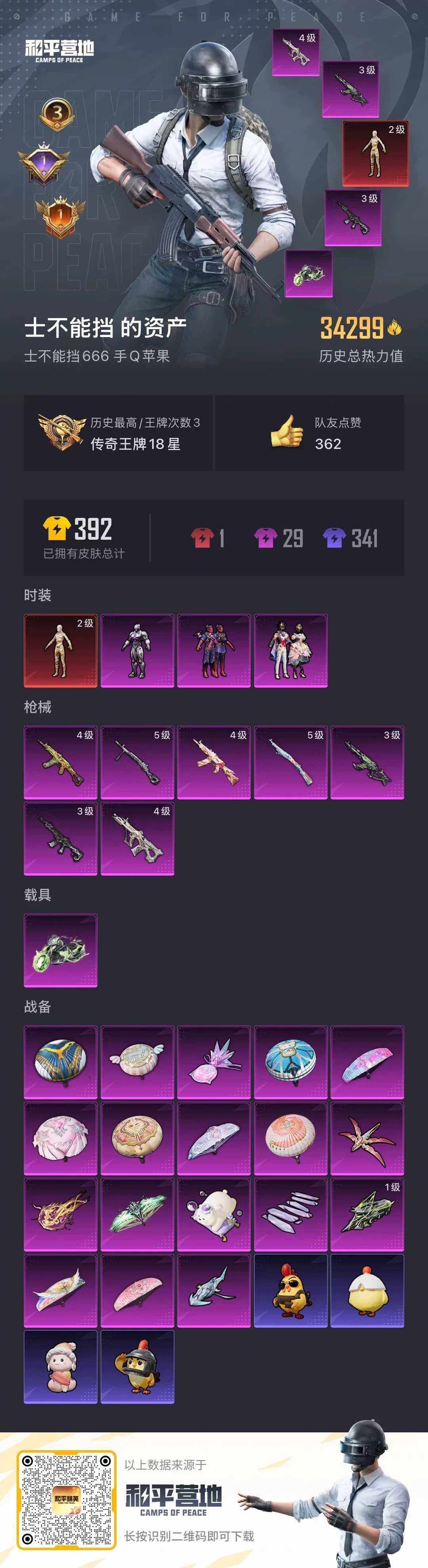 HPLX465950和平精英账号详情图6