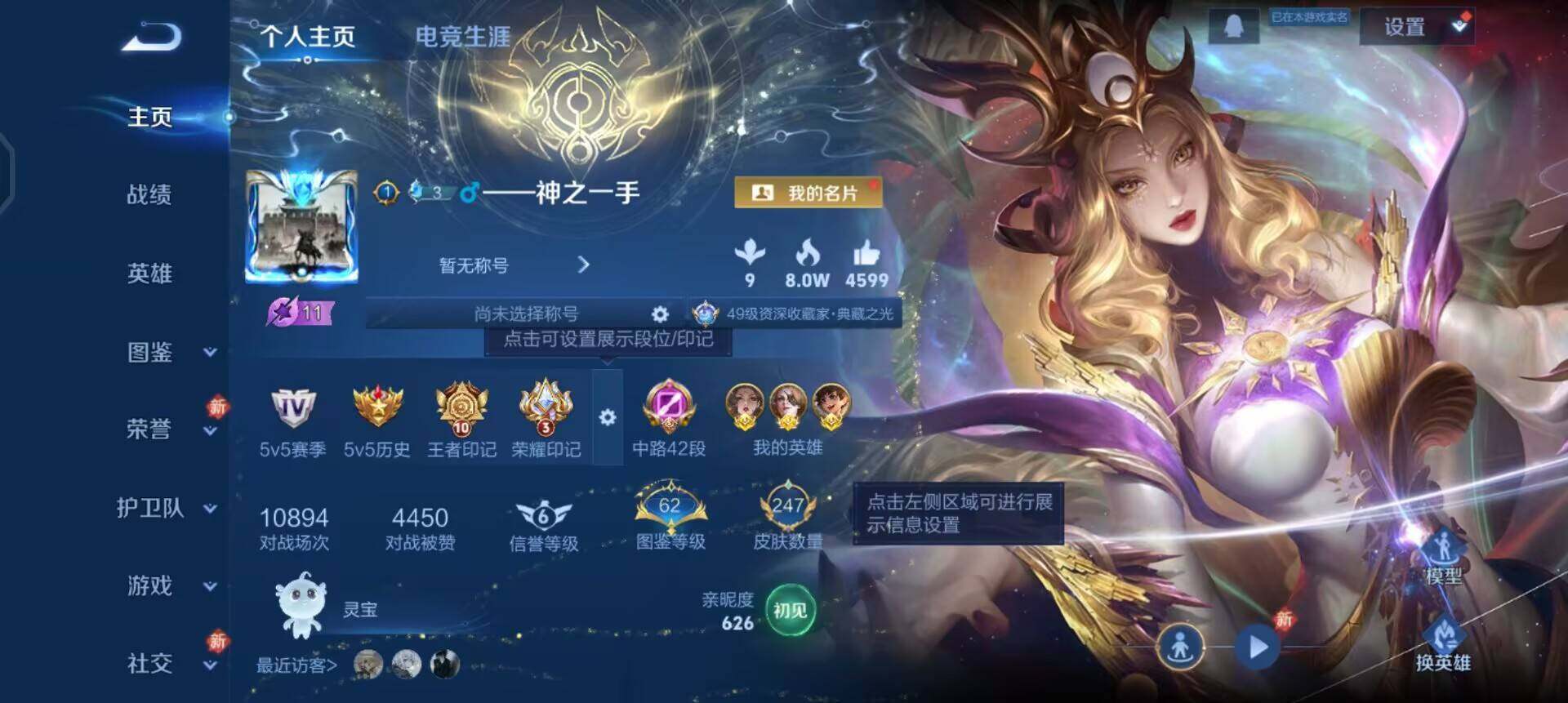 WZQM4119924王者荣耀账号详情图3