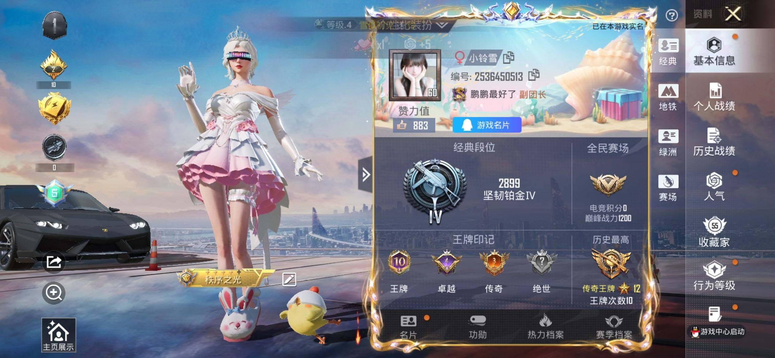 HPQM460409和平精英账号详情图3