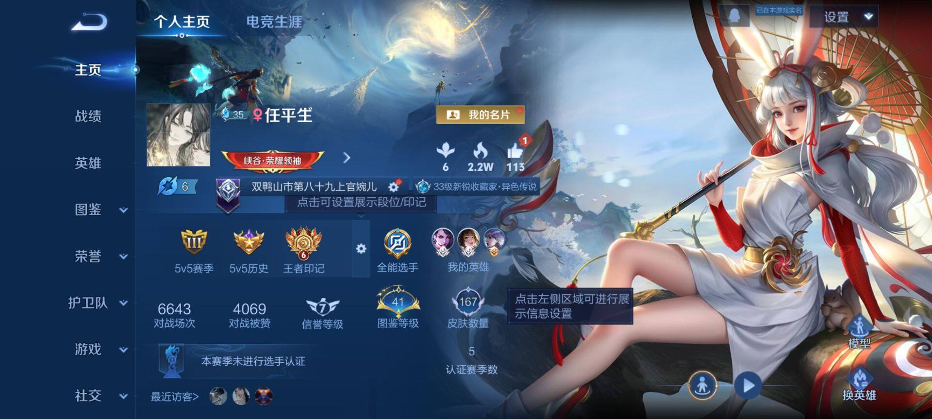 WZQM4113494王者荣耀账号详情图3