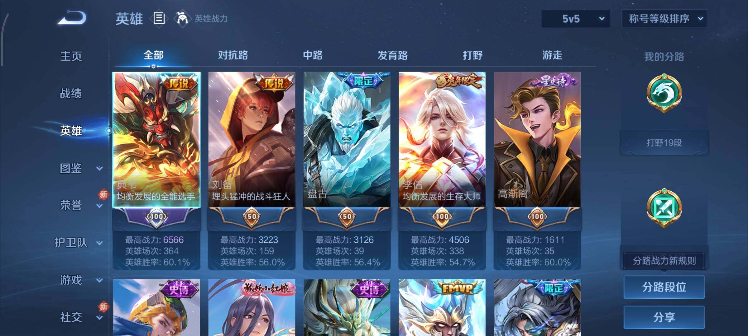 WZCMW4150719王者荣耀账号详情图3