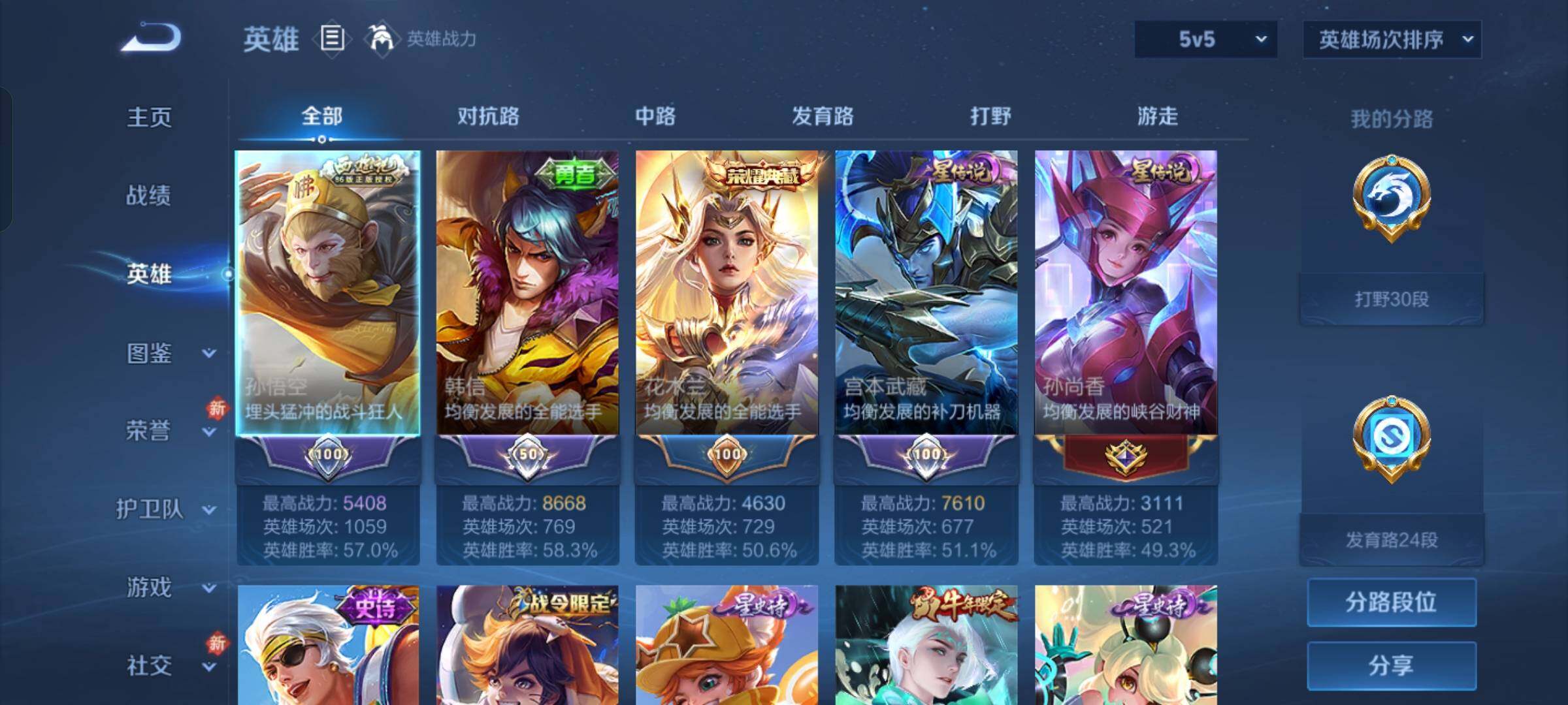 WZKG4119485王者荣耀账号详情图13