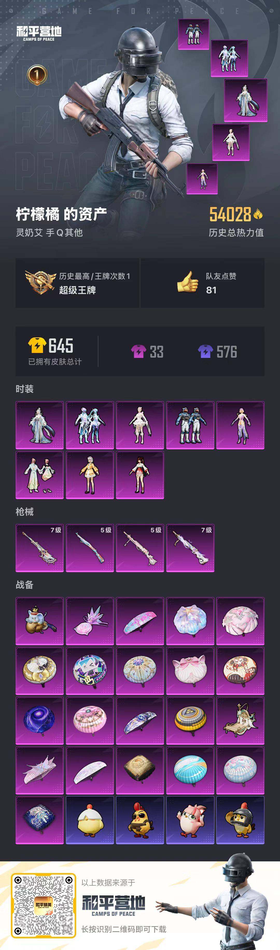 HPLX463376和平精英账号详情图5