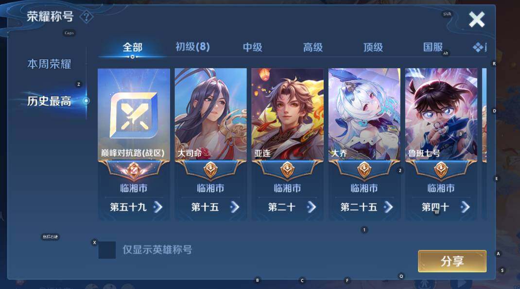 WZCMW4119119王者荣耀账号详情图9