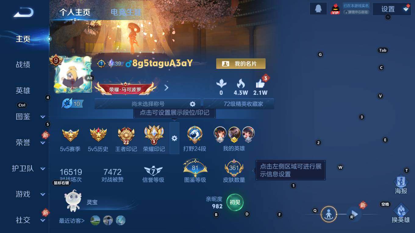 WZQM4124673王者荣耀账号详情图10