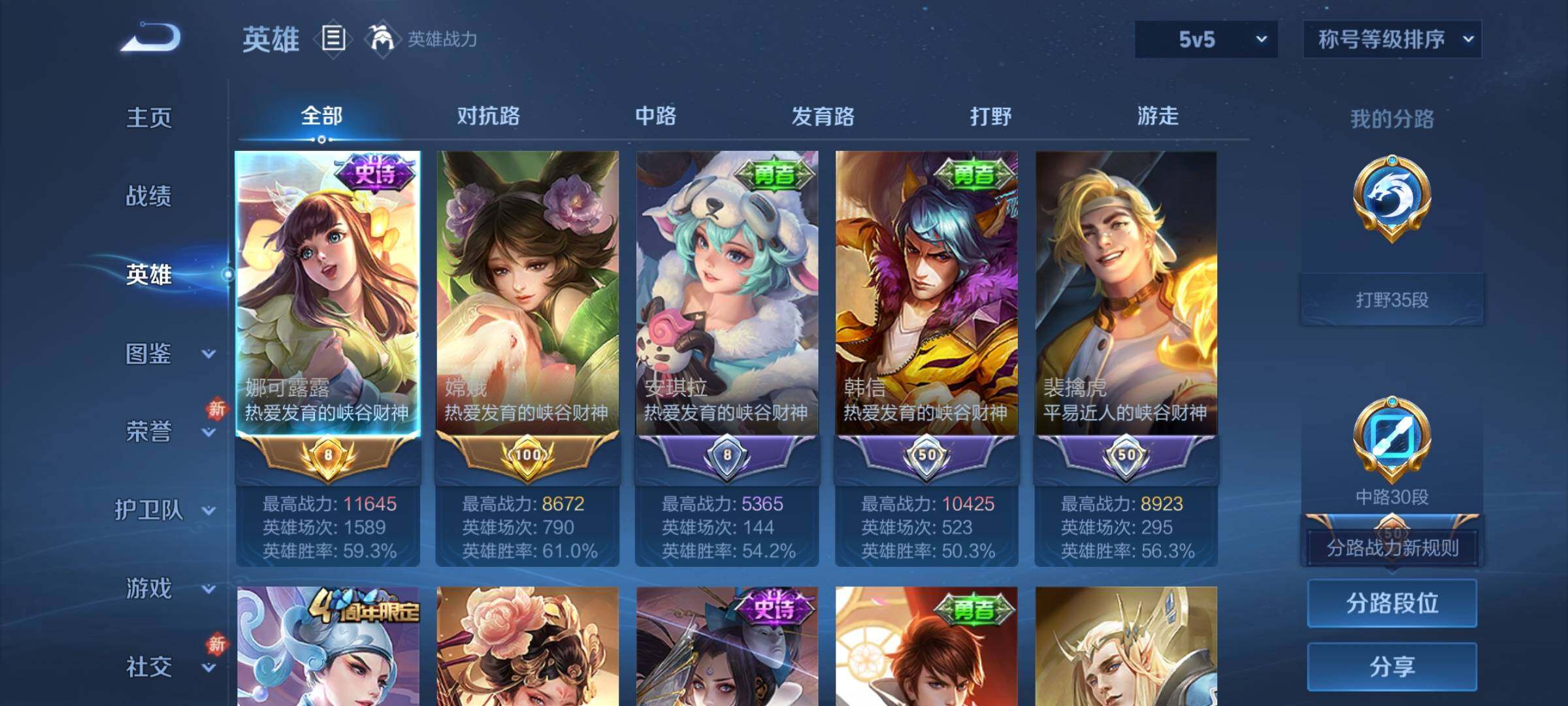 WZCMW4118834王者荣耀账号详情图3