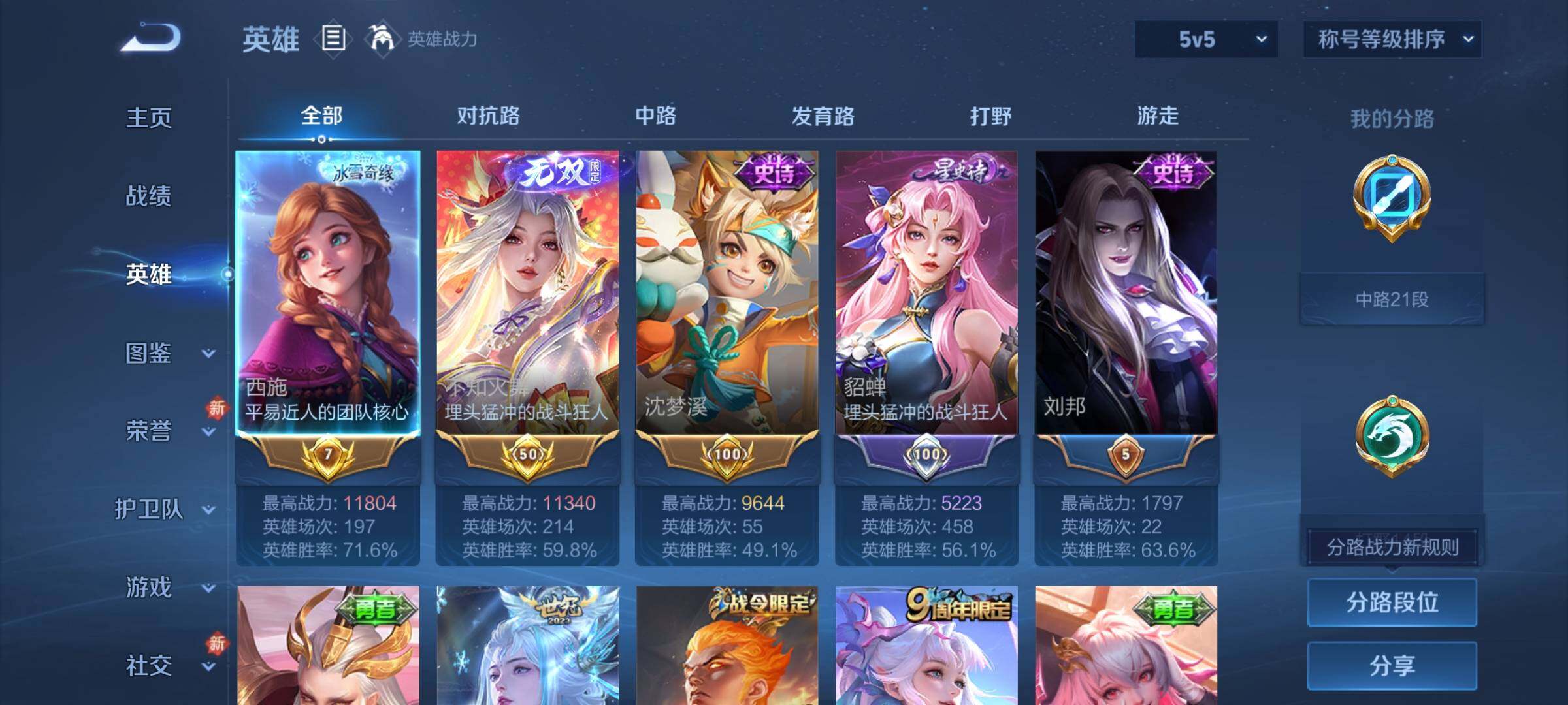 WZCMW4118450王者荣耀账号详情图3