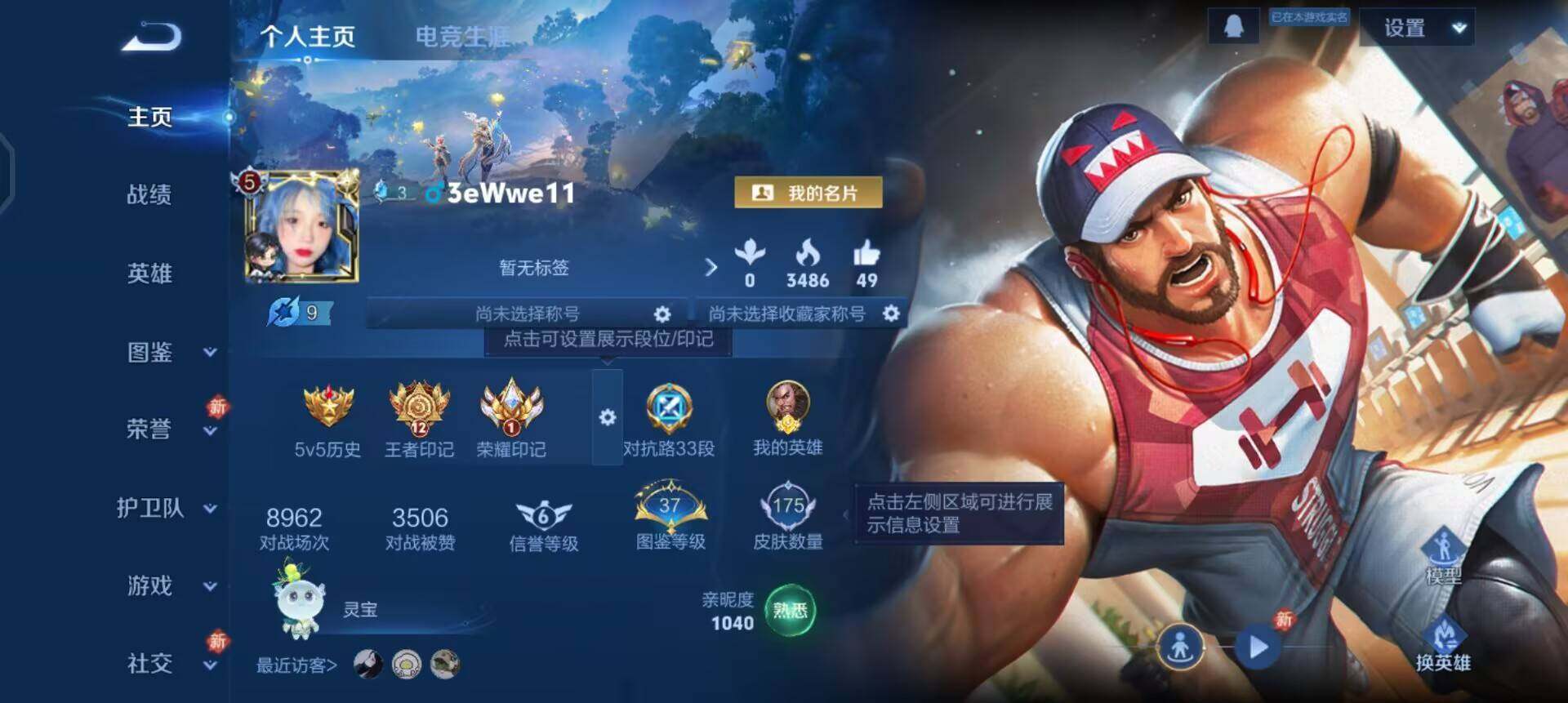 WZQM4119864王者荣耀账号详情图3