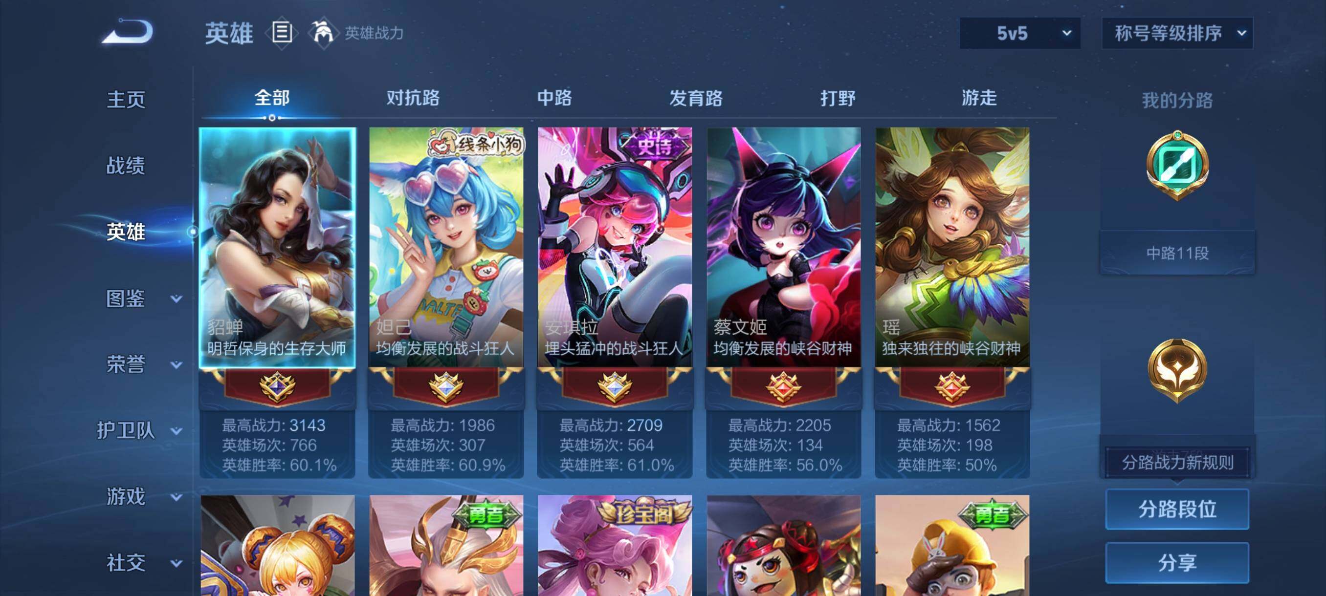 WZCMY4122255王者荣耀账号详情图5