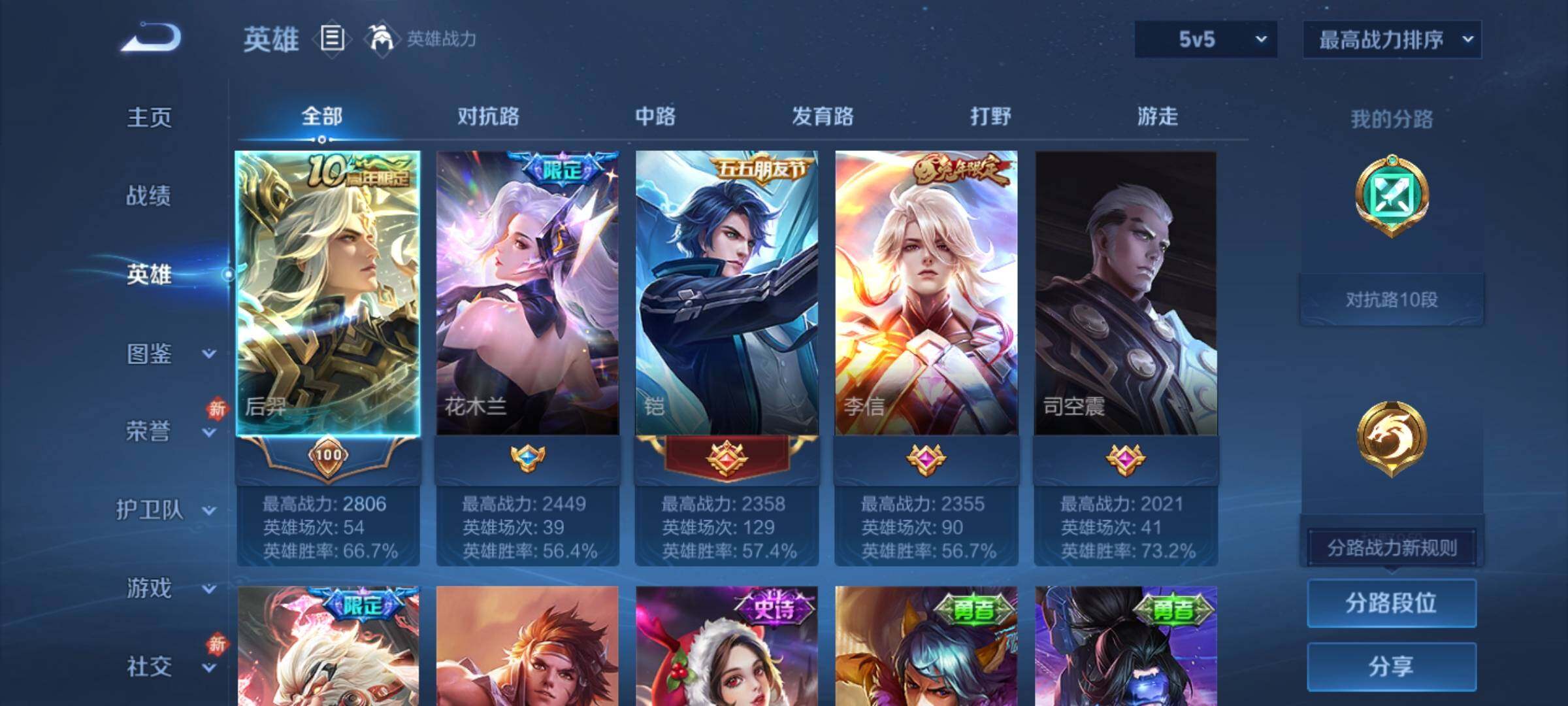 WZCMY4118550王者荣耀账号详情图3