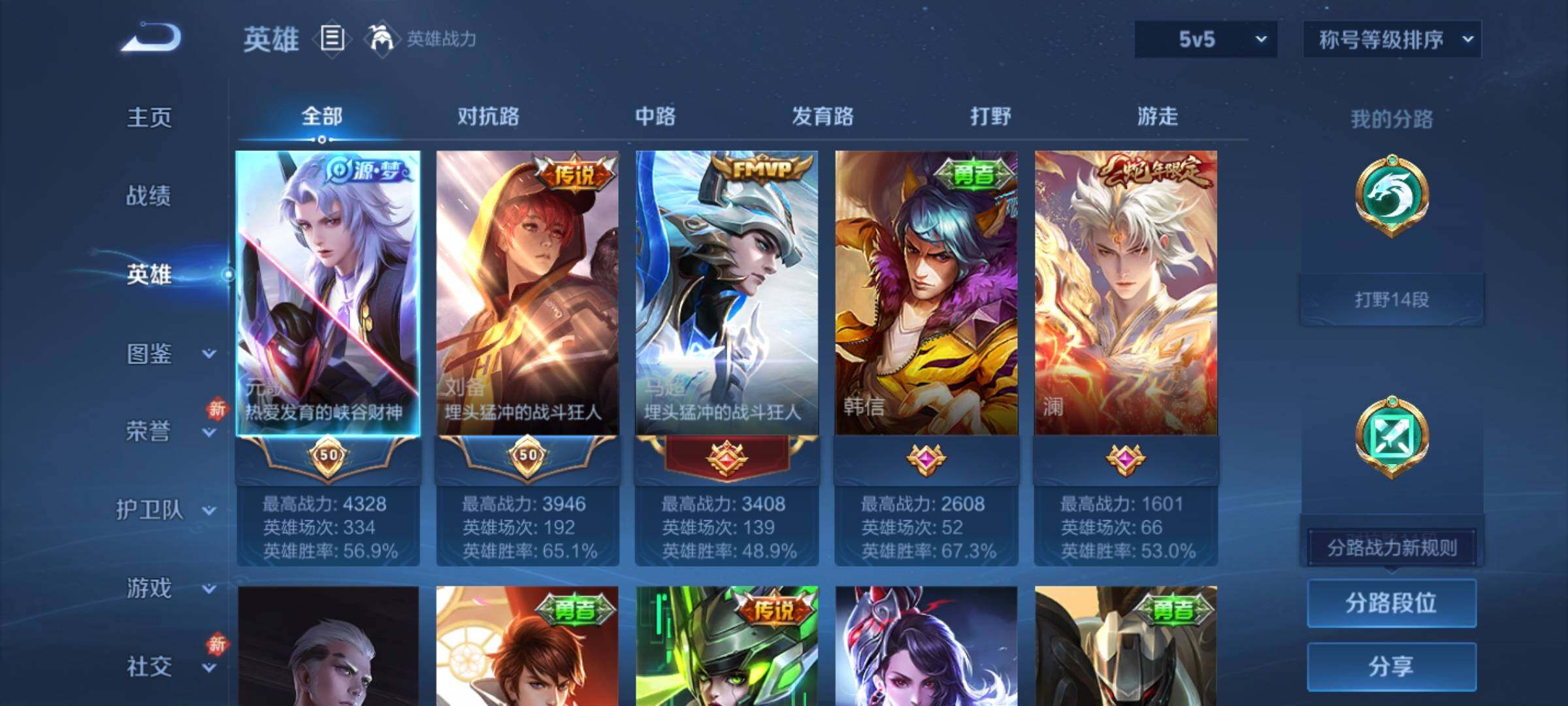 WZCMW4118716王者荣耀账号详情图3