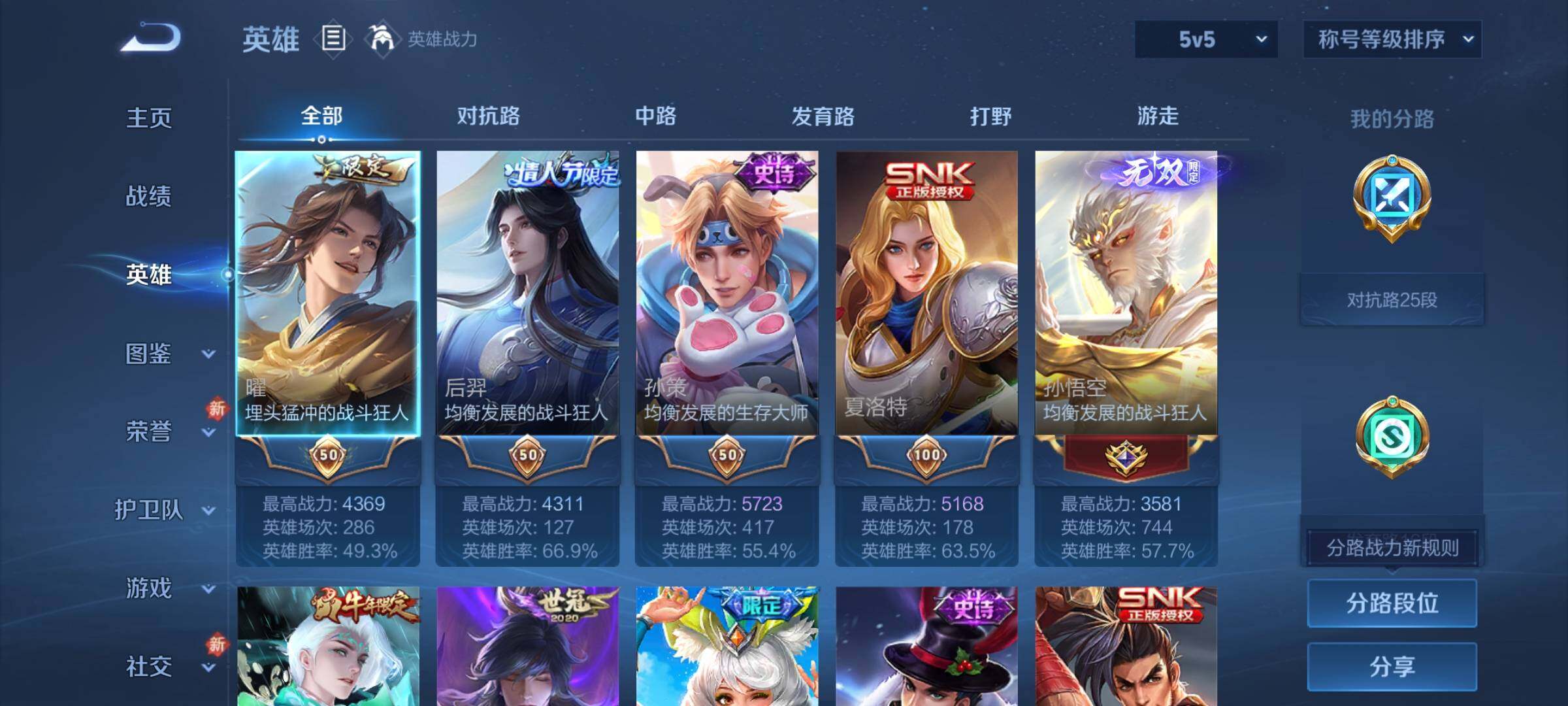 WZCMW4122055王者荣耀账号详情图3